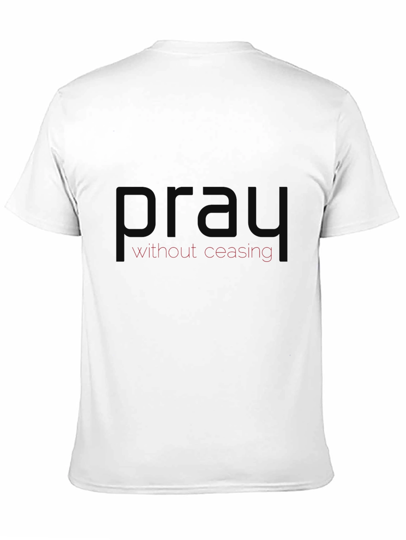 Pray Without Ceasing Black T-Shirt