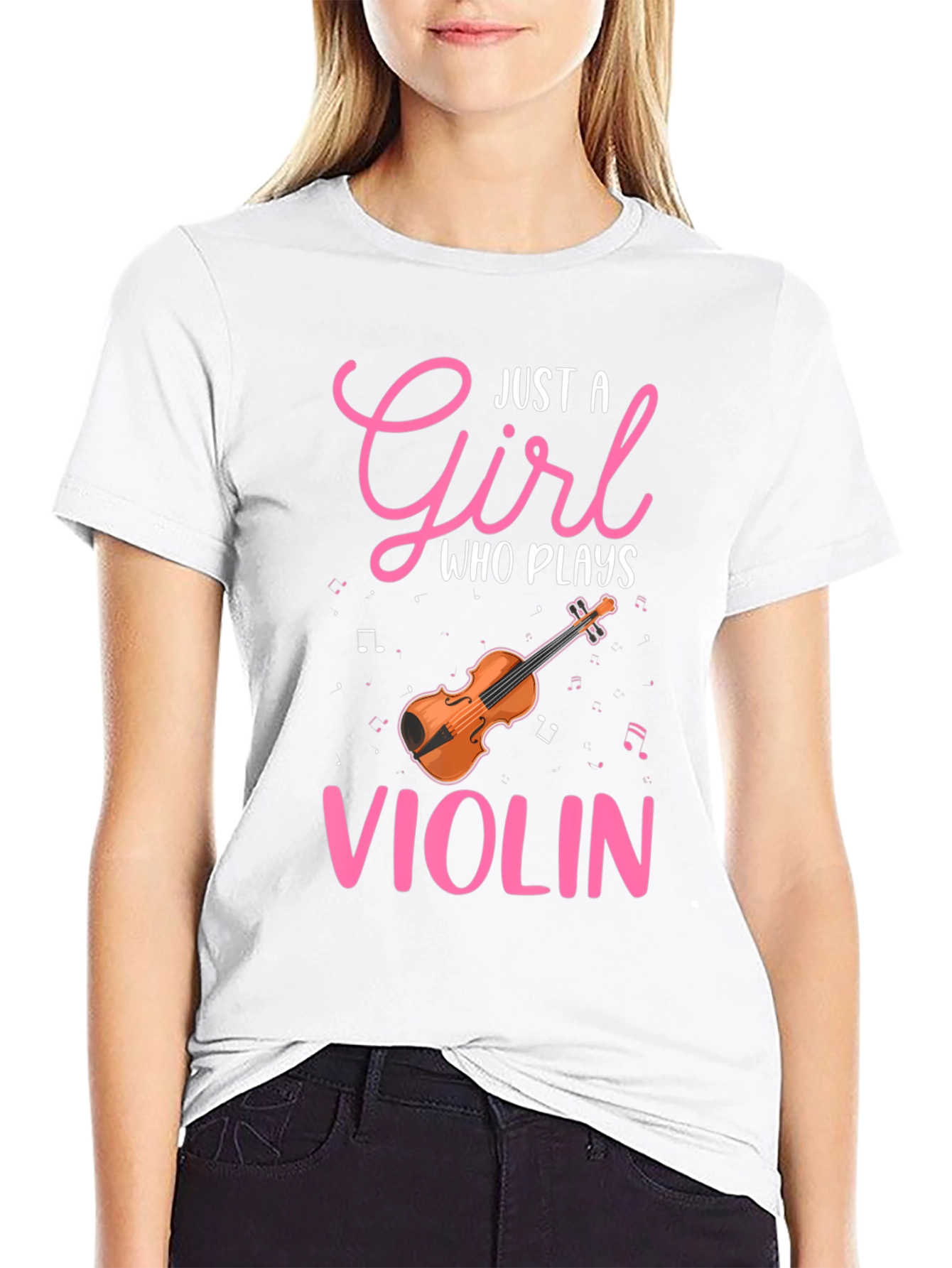 Just a Girl Who Plays Violin T-Shirt