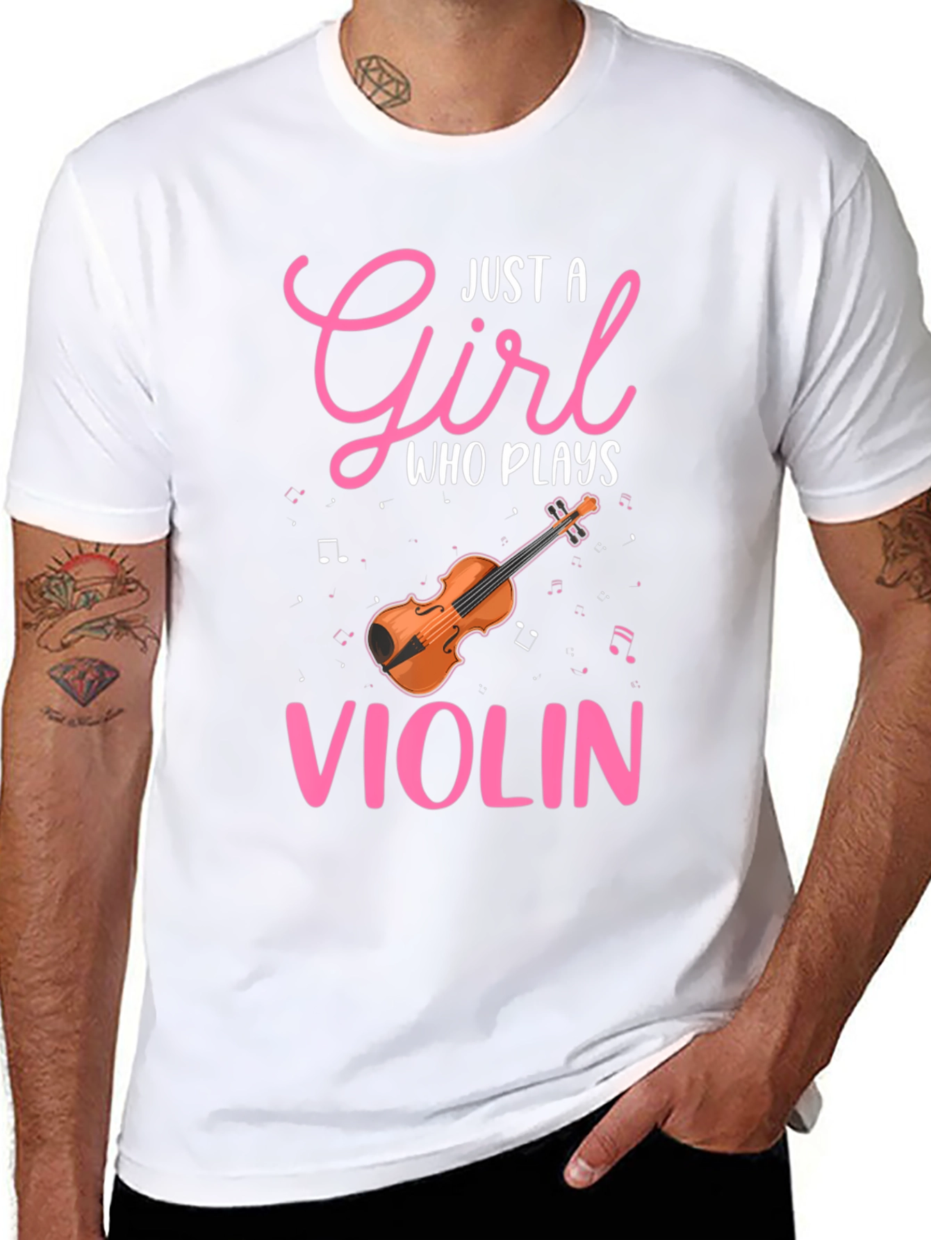Just a Girl Who Plays Violin T-Shirt