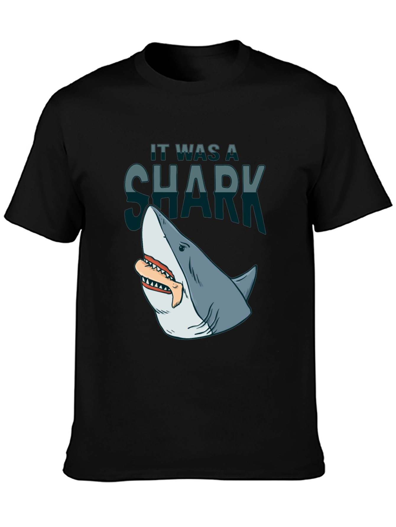 Shark Attack T-Shirt: It Was A Shark! Graphic Tee