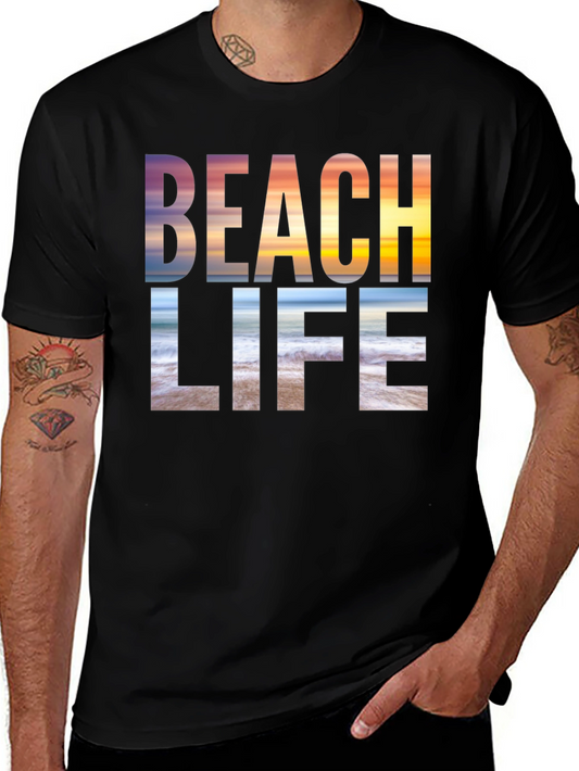 Beach Life Graphic Tee - Coastal Style
