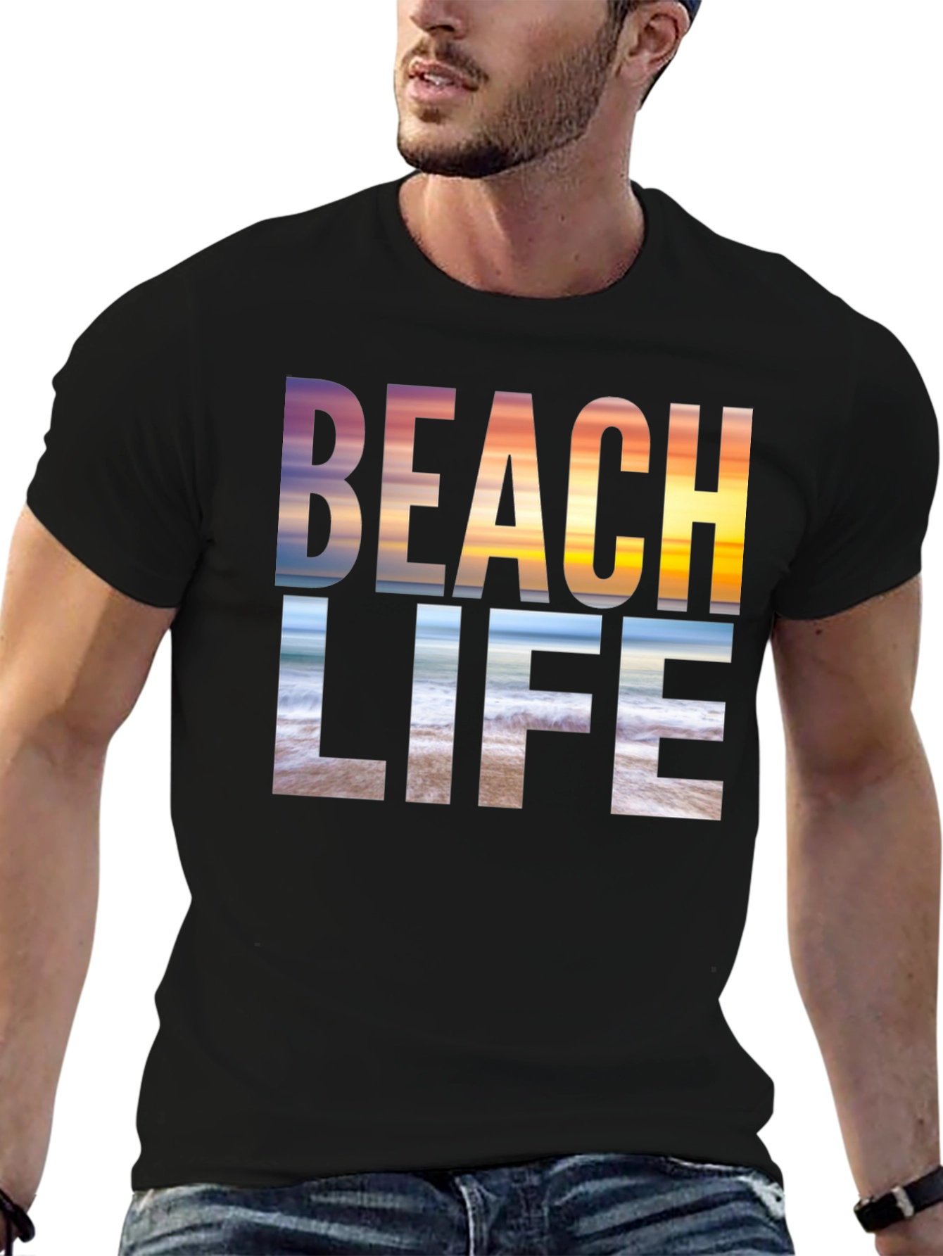 Beach Life Graphic Tee - Coastal Style