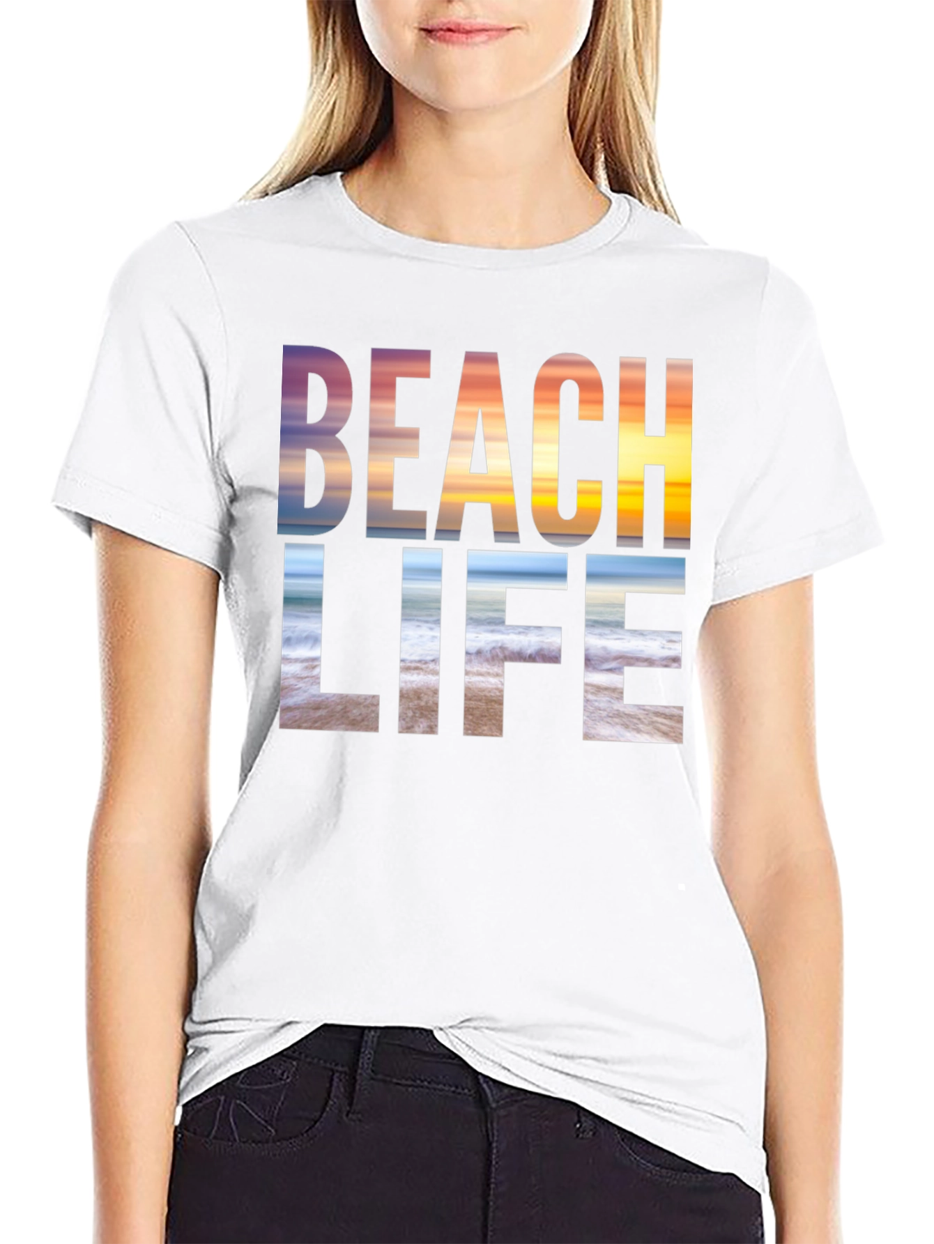 Beach Life Graphic Tee - Coastal Style