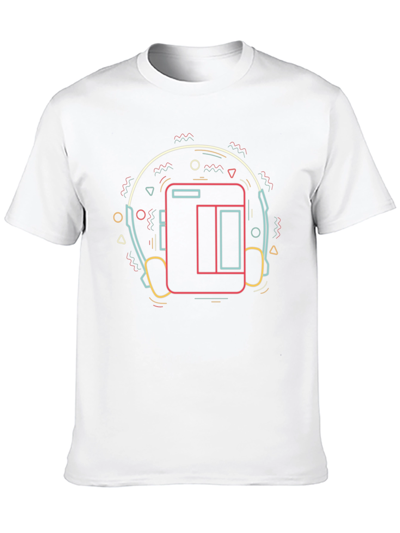 Retro Headphones Graphic T-Shirt