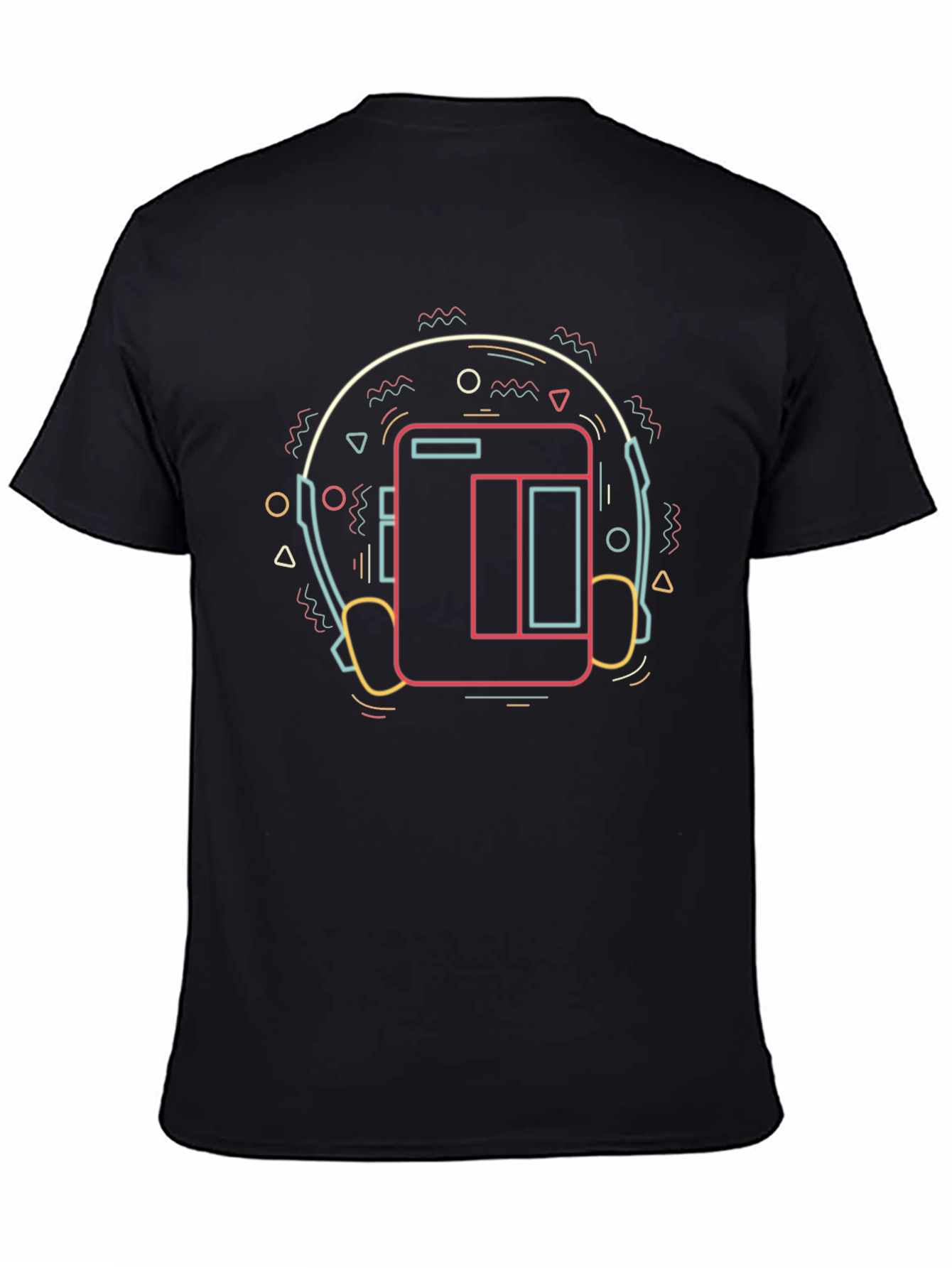 Retro Headphones Graphic T-Shirt