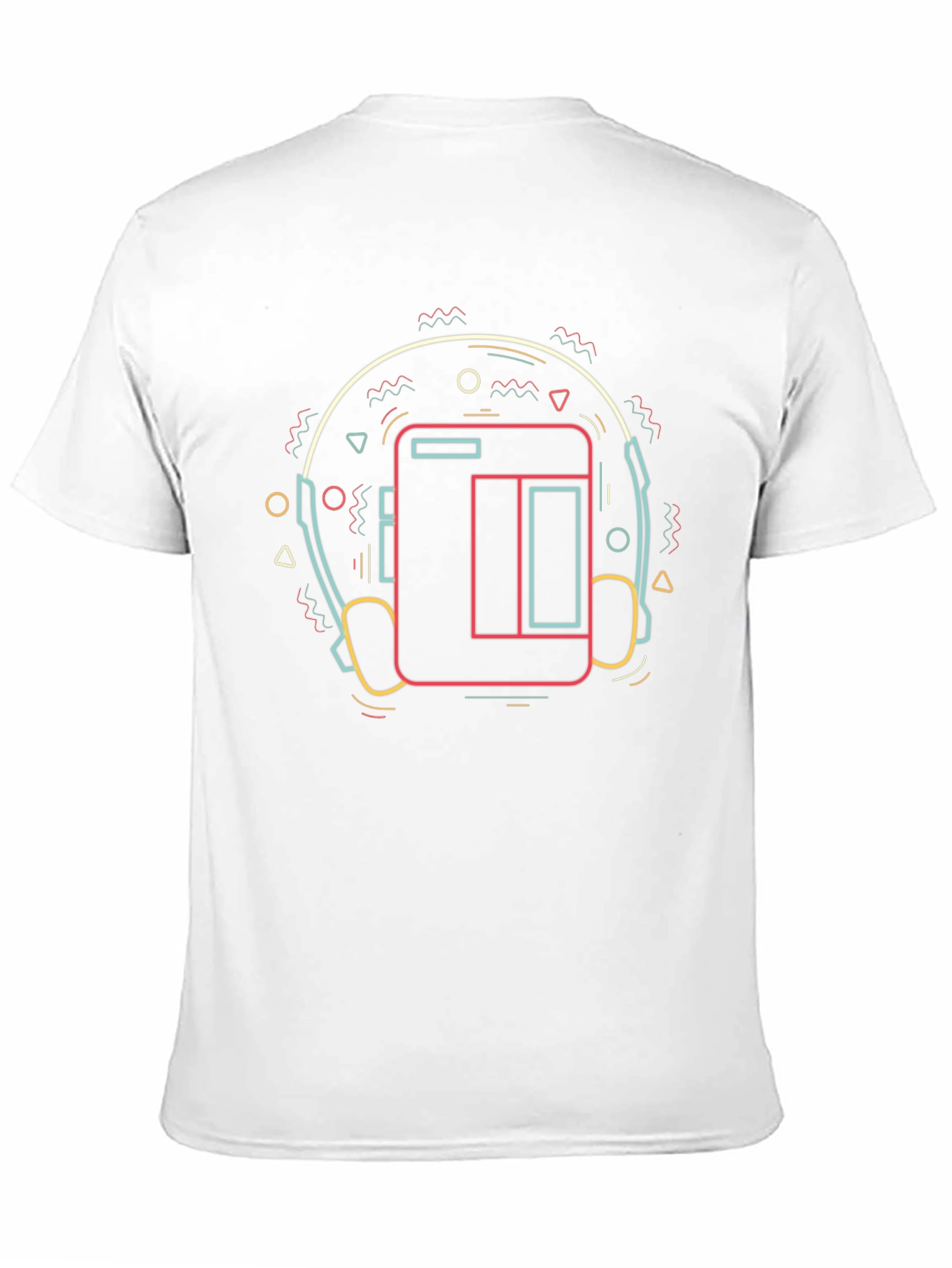 Retro Headphones Graphic T-Shirt