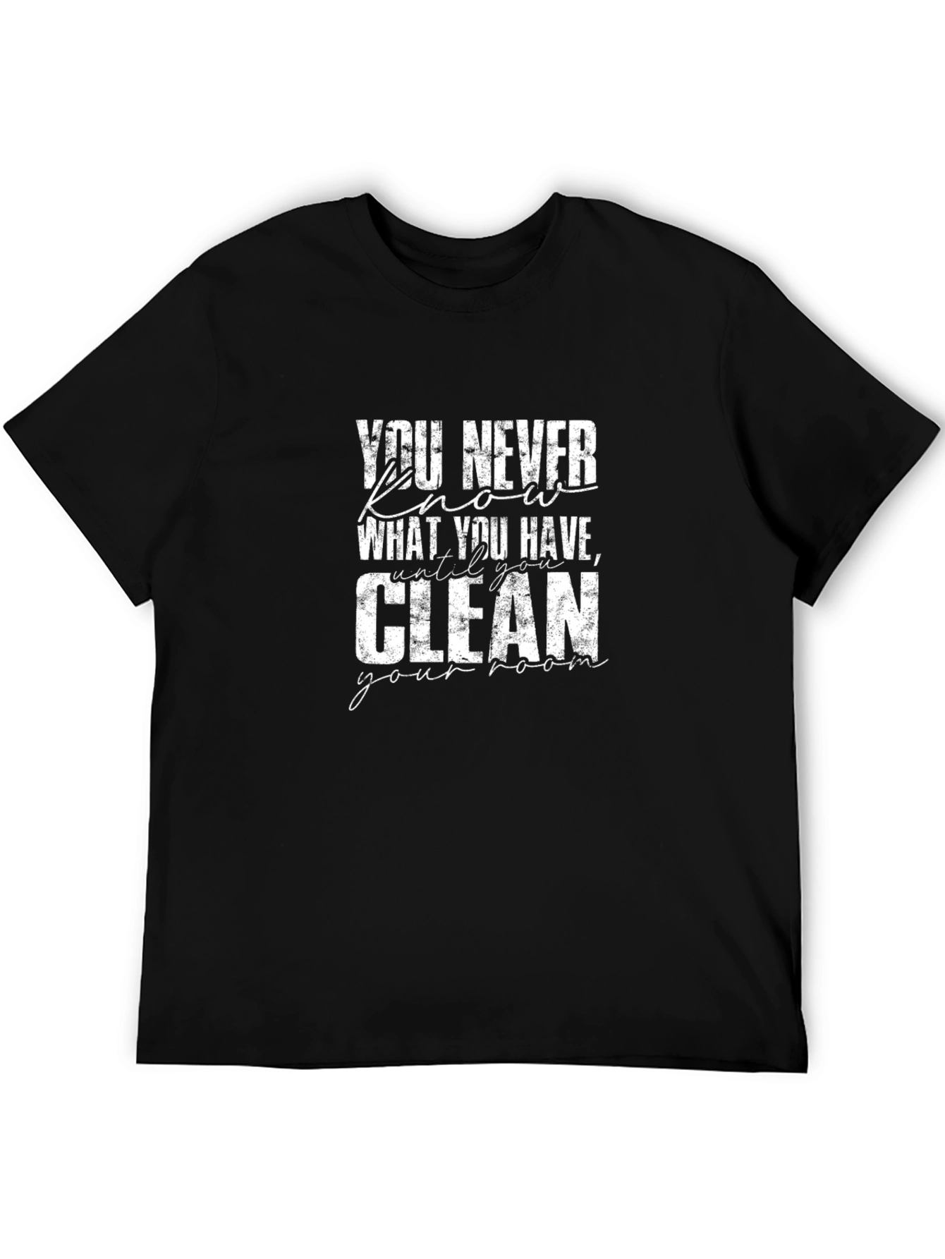 Clean Your Room Graphic Tee - Black