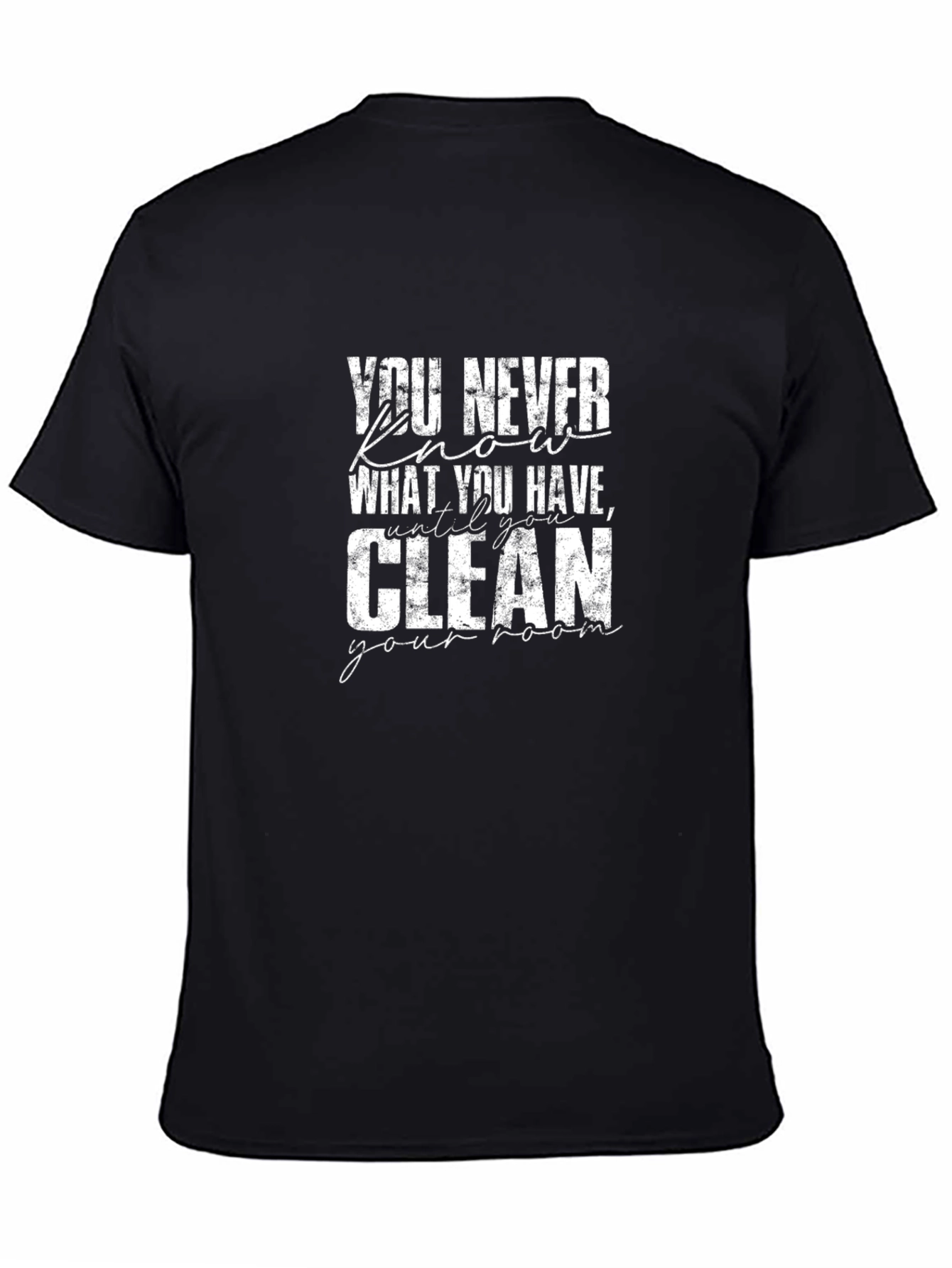 Clean Your Room Graphic Tee - Black
