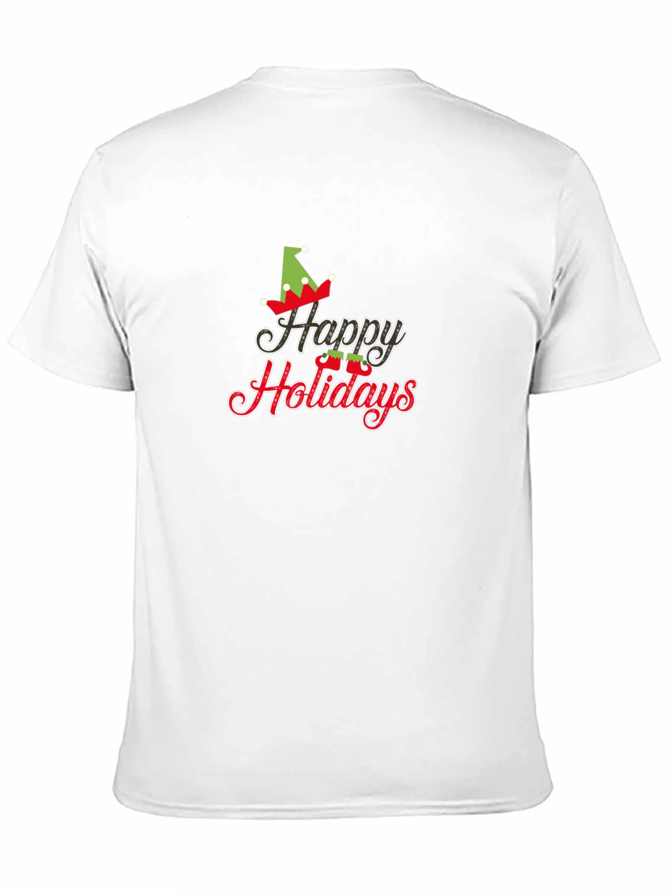 Happy Holidays Elf T-Shirt - Festive Fun!