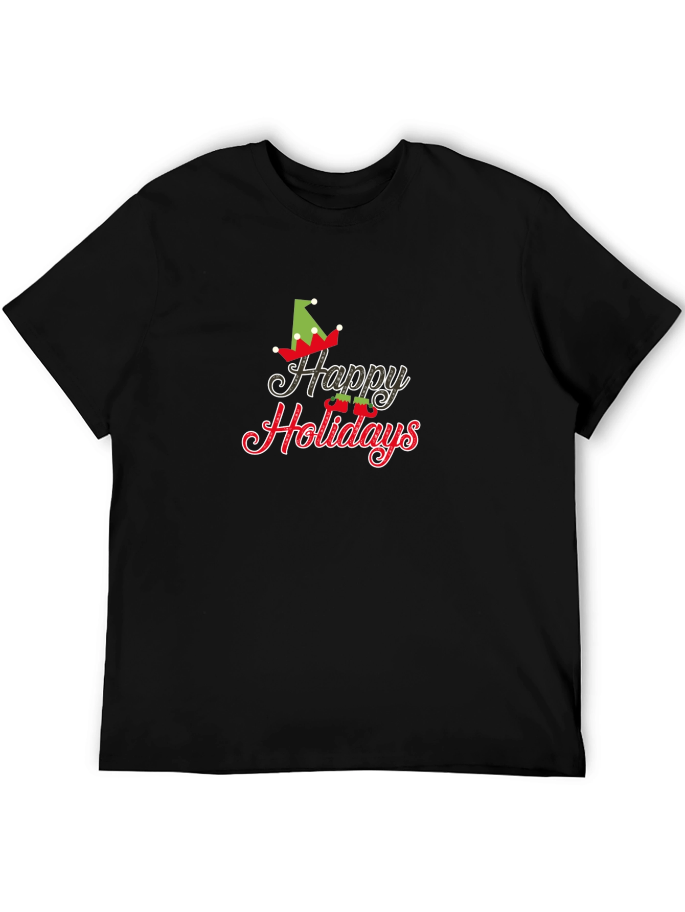 Happy Holidays Elf T-Shirt - Festive Fun!