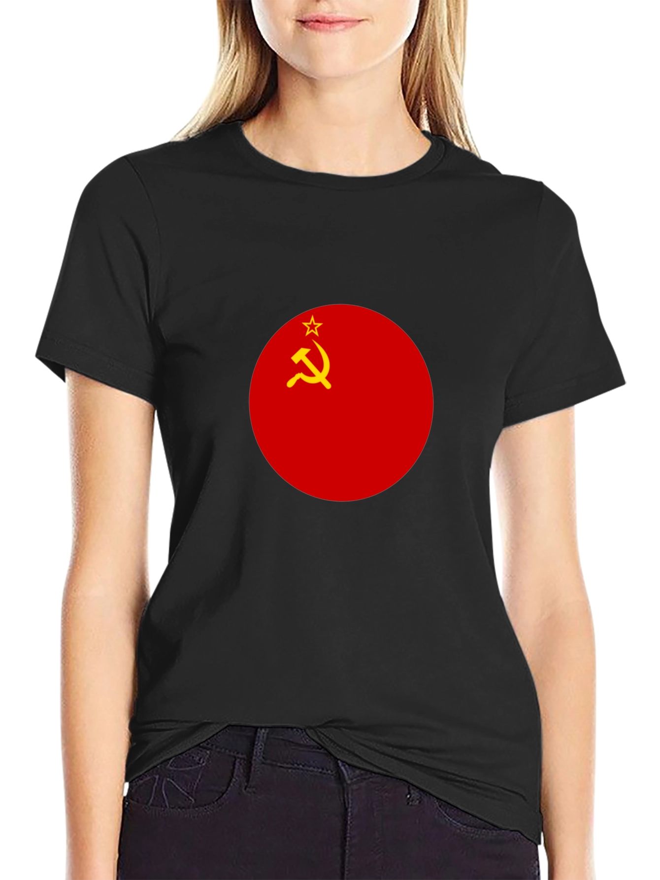 USSR Flag Graphic Tee - Retro Style