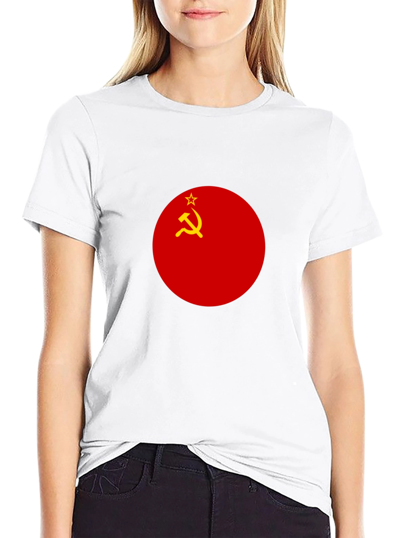 USSR Flag Graphic Tee - Retro Style
