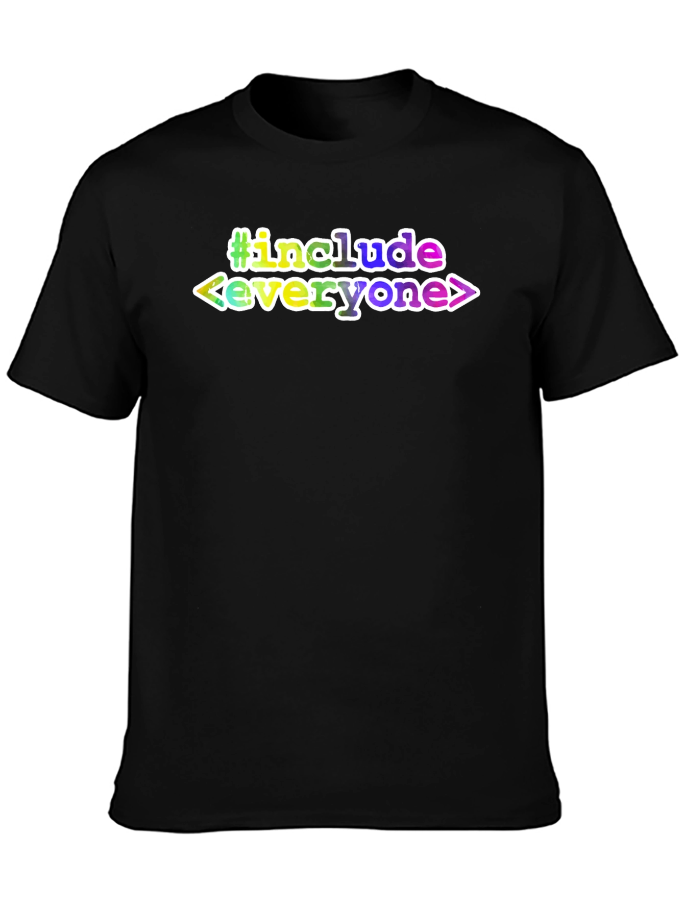 #include Everyone T-Shirt - Black Tee
