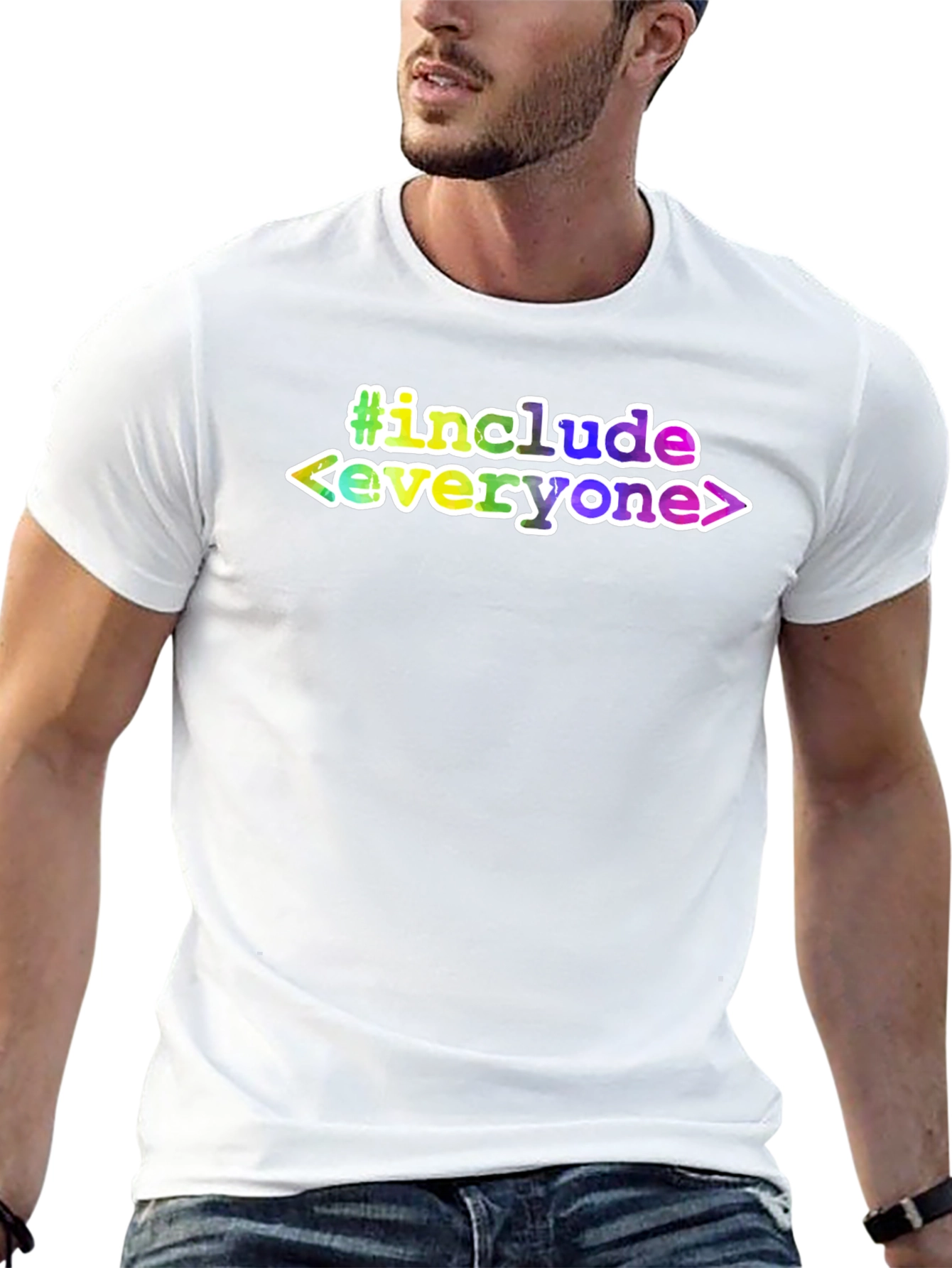 #include Everyone T-Shirt - Black Tee