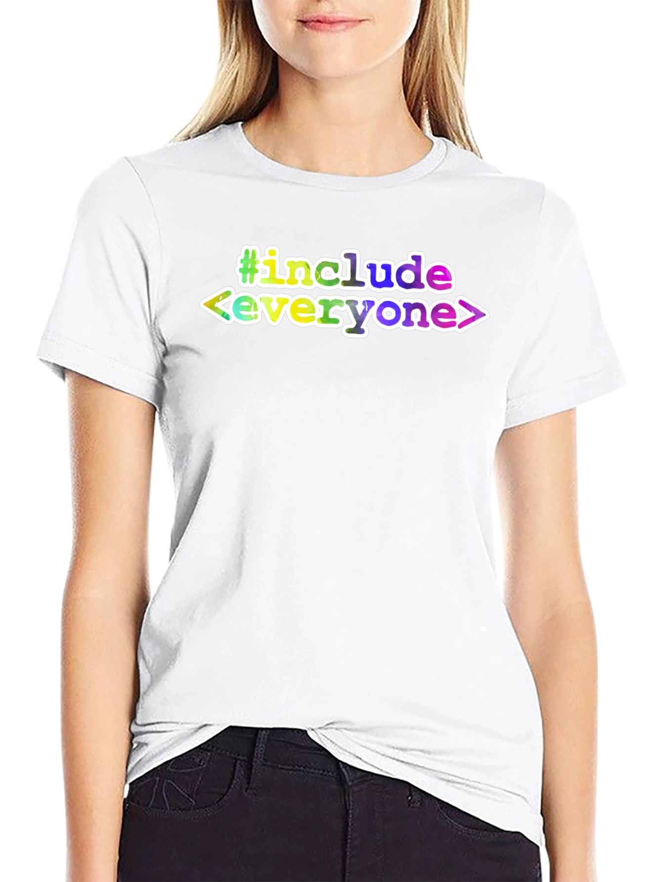 #include Everyone T-Shirt - Black Tee