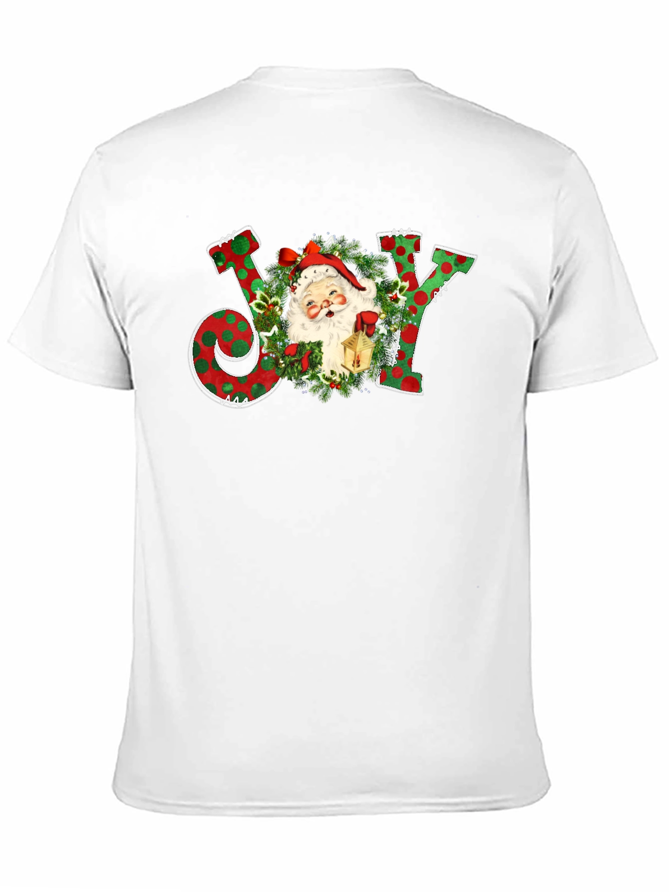 Festive Holiday Joy Santa T-Shirt