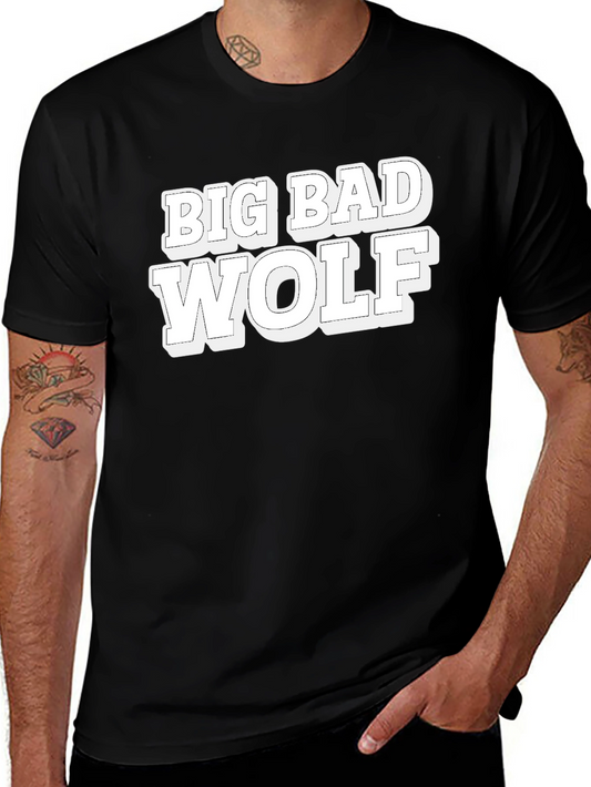 Big Bad Wolf Graphic T-Shirt - Bold Design
