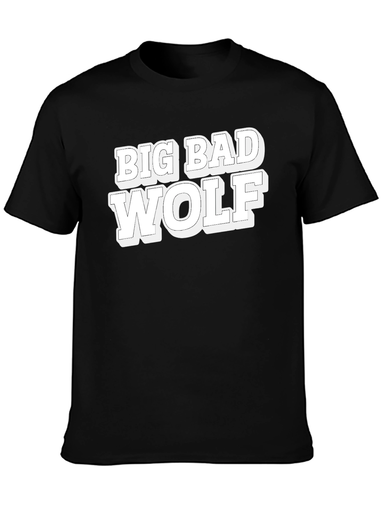 Big Bad Wolf Graphic T-Shirt - Bold Design