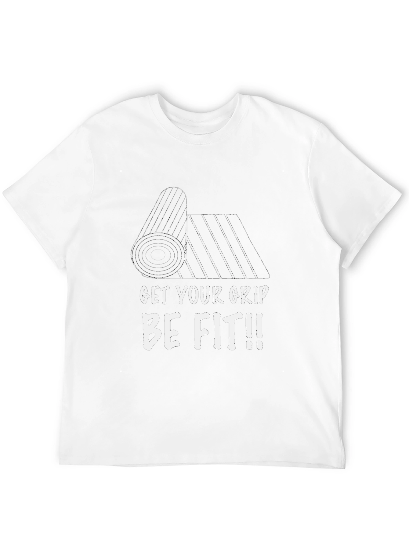 Get Your Grip Be Fit Black T-Shirt
