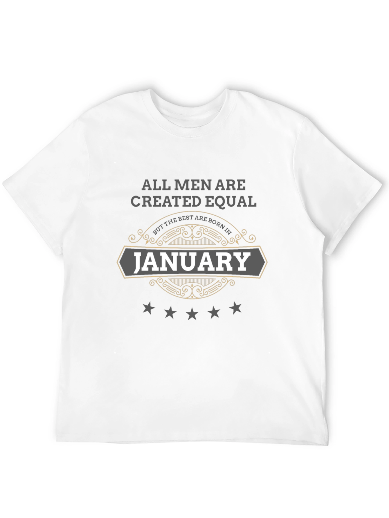 January Born Mens T-Shirt