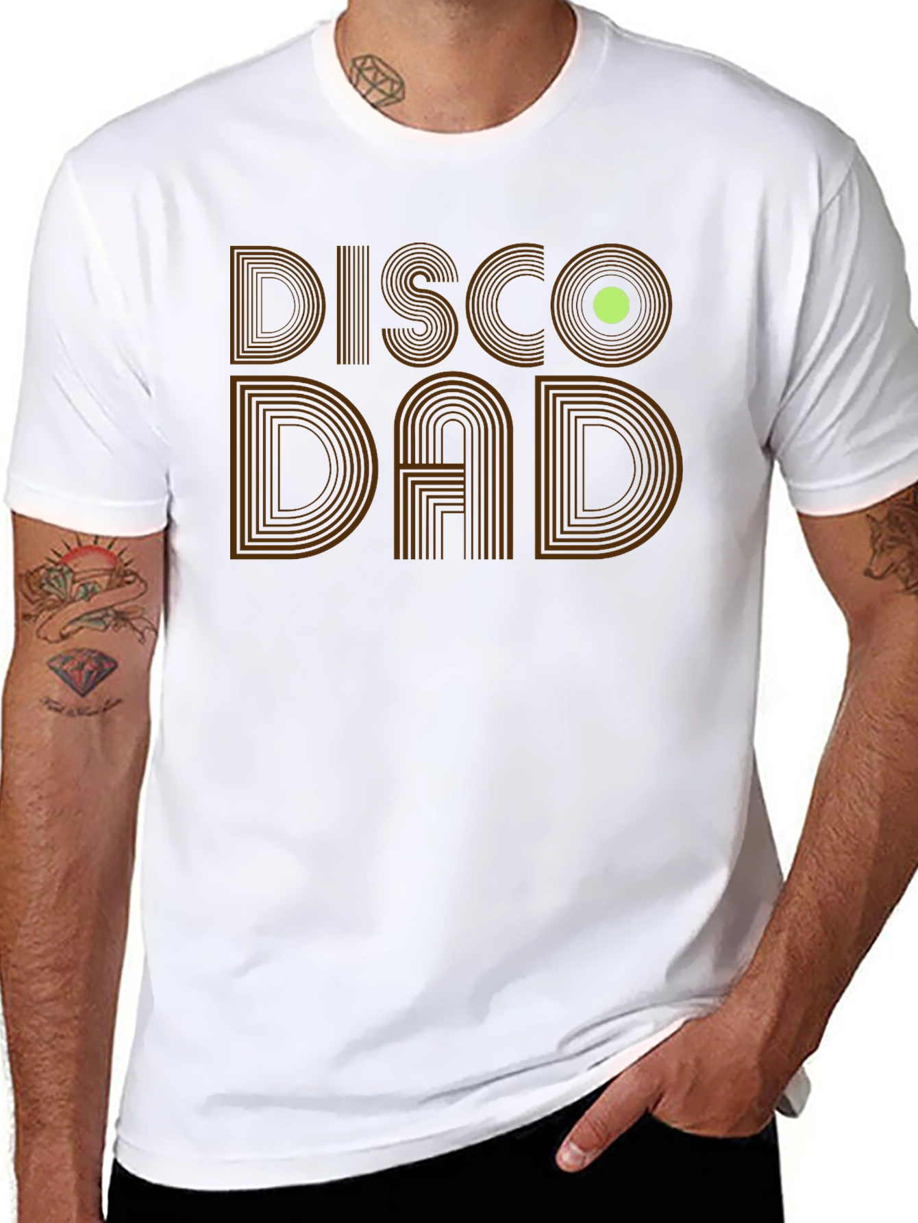 Disco Dad Retro Graphic Tee