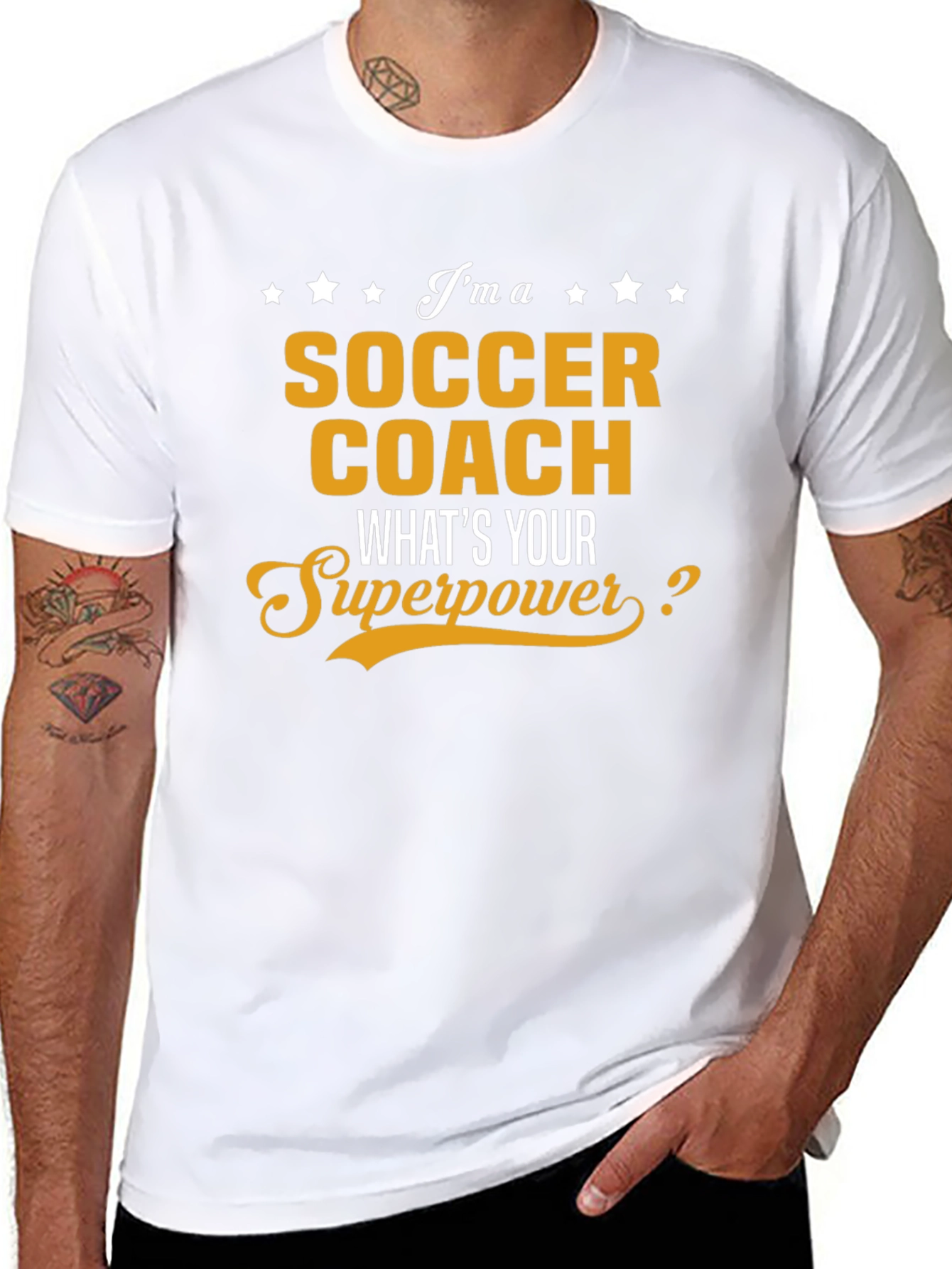 Soccer Coach Superpower T-Shirt - Funny Coaching Tee