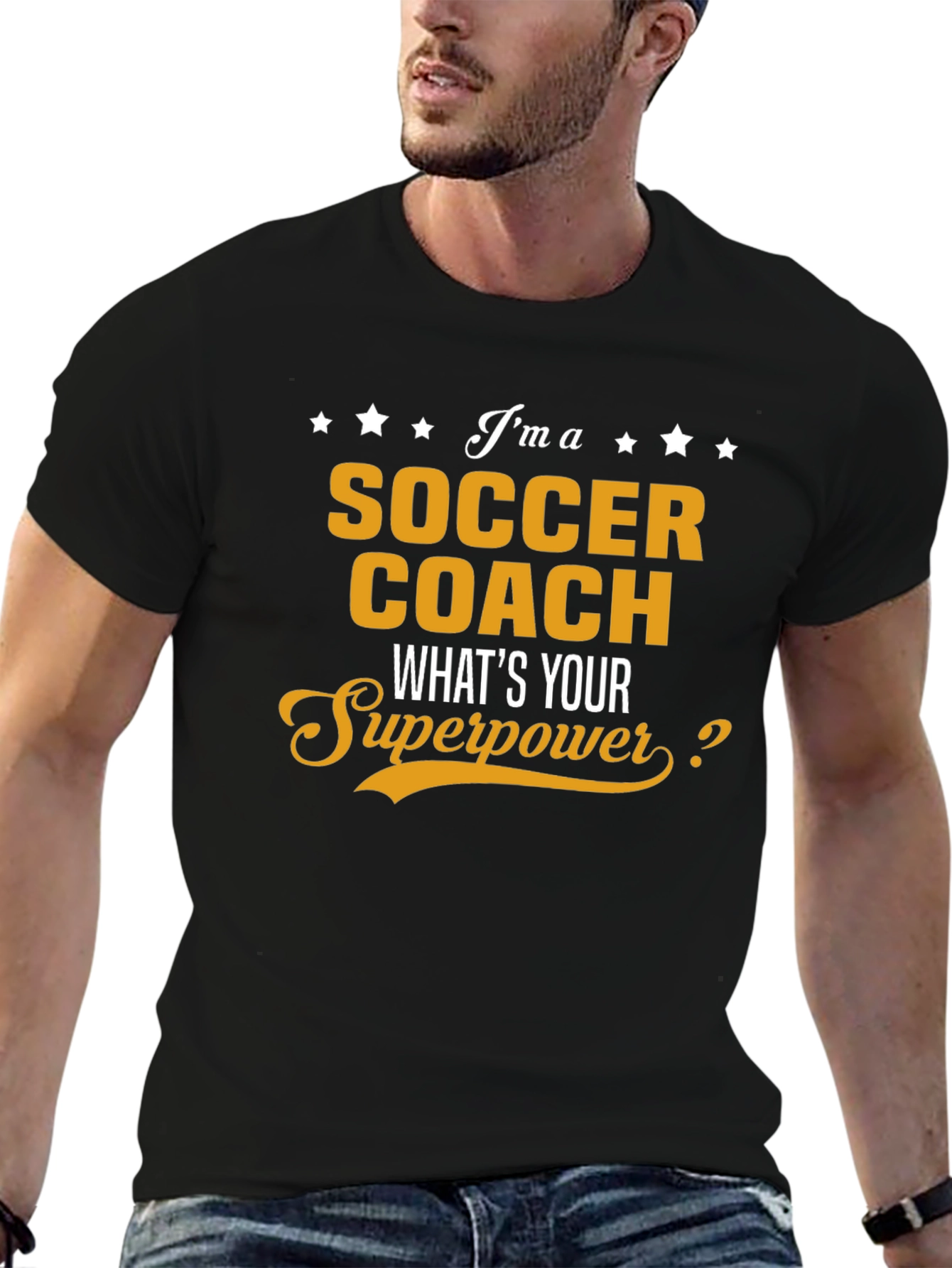 Soccer Coach Superpower T-Shirt - Funny Coaching Tee