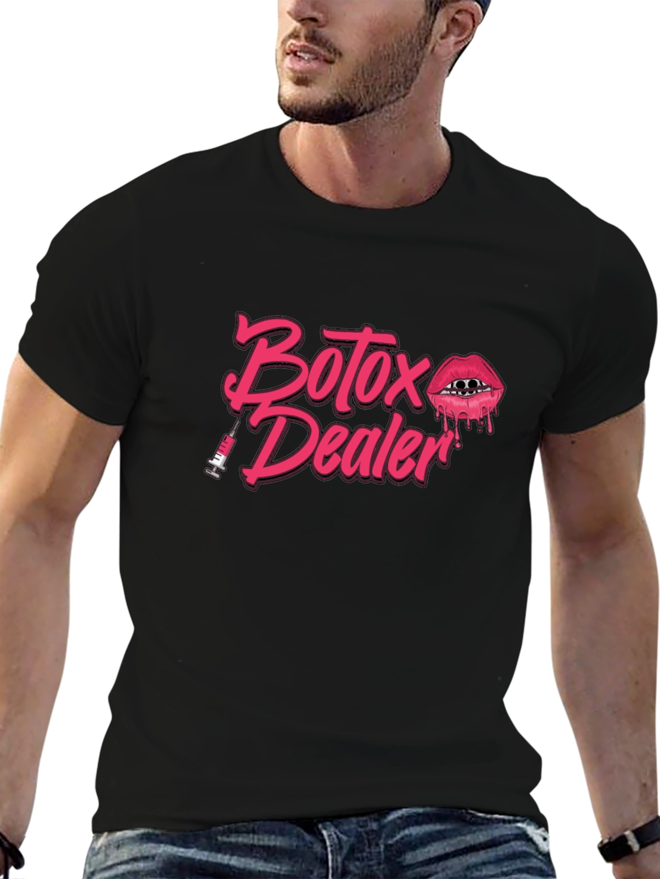 Botox Dealer Graphic Tee - Unisex Black T-Shirt