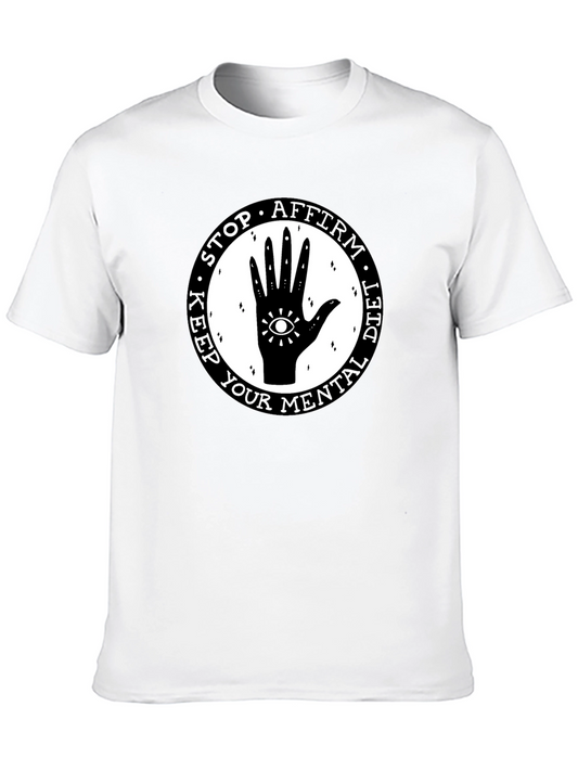 Mental Health T-Shirt: Stop Affirm Diet
