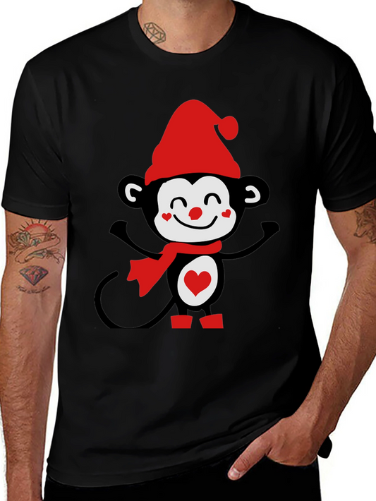 Festive Monkey Graphic Tee