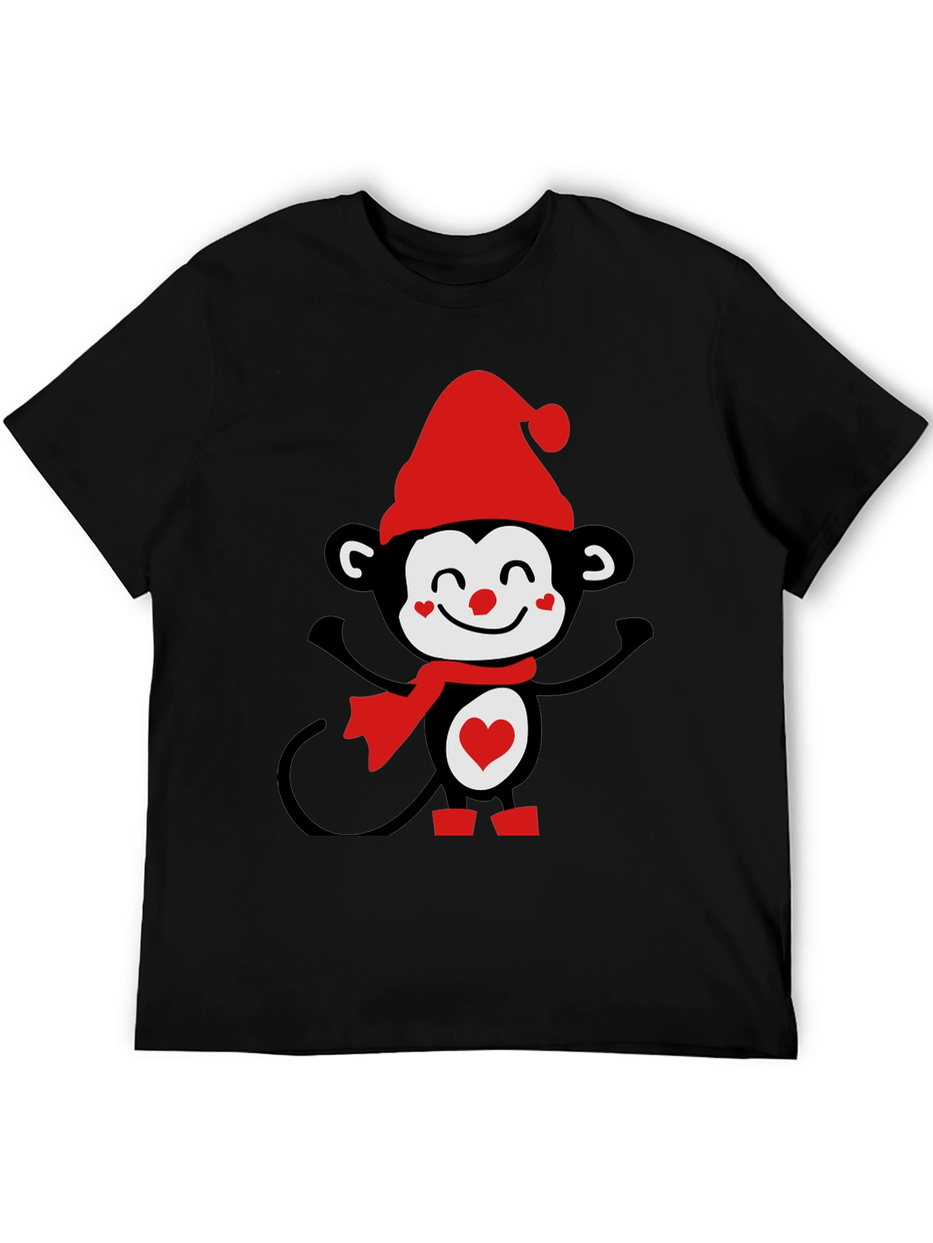 Festive Monkey Graphic Tee