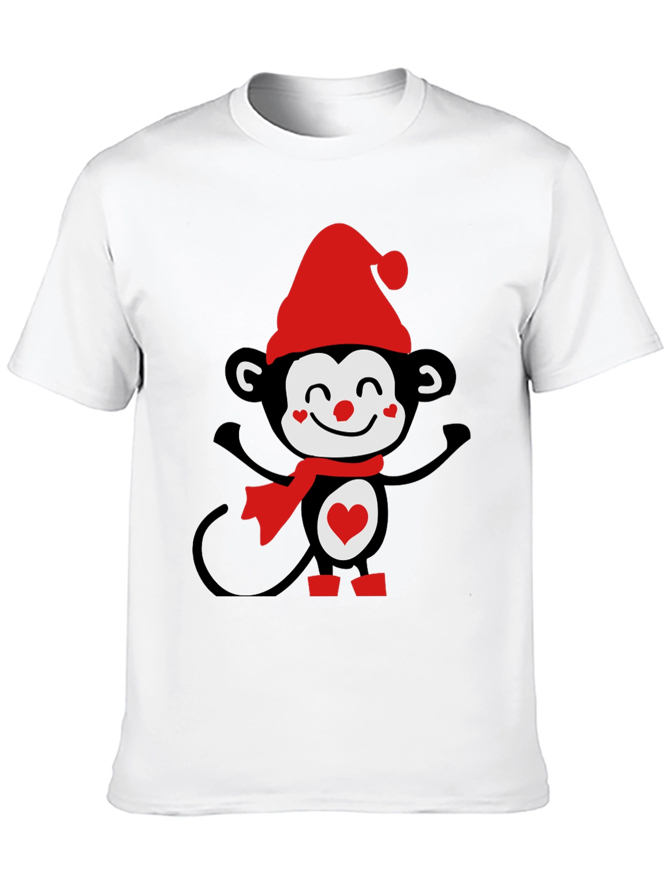 Festive Monkey Graphic Tee