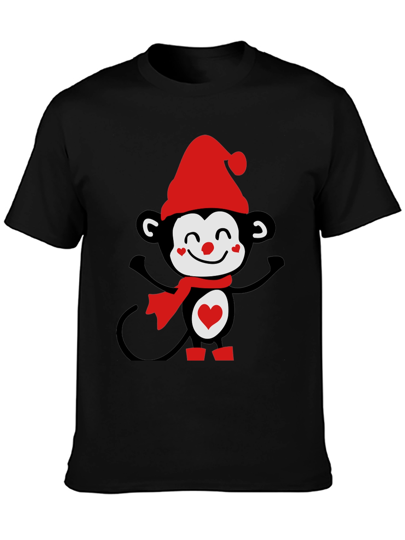 Festive Monkey Graphic Tee