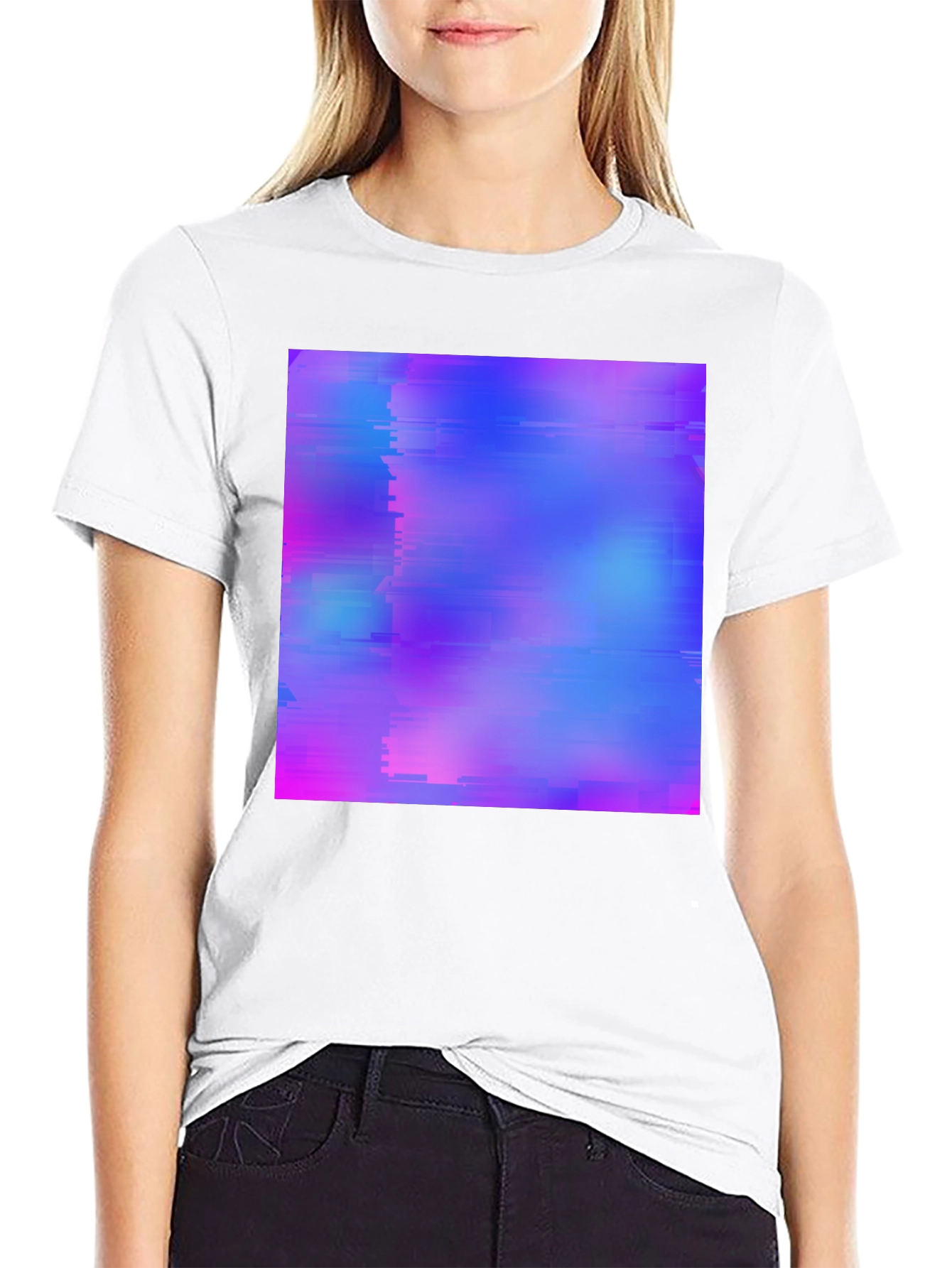 Abstract Glitch T-Shirt - Modern Graphic Tee