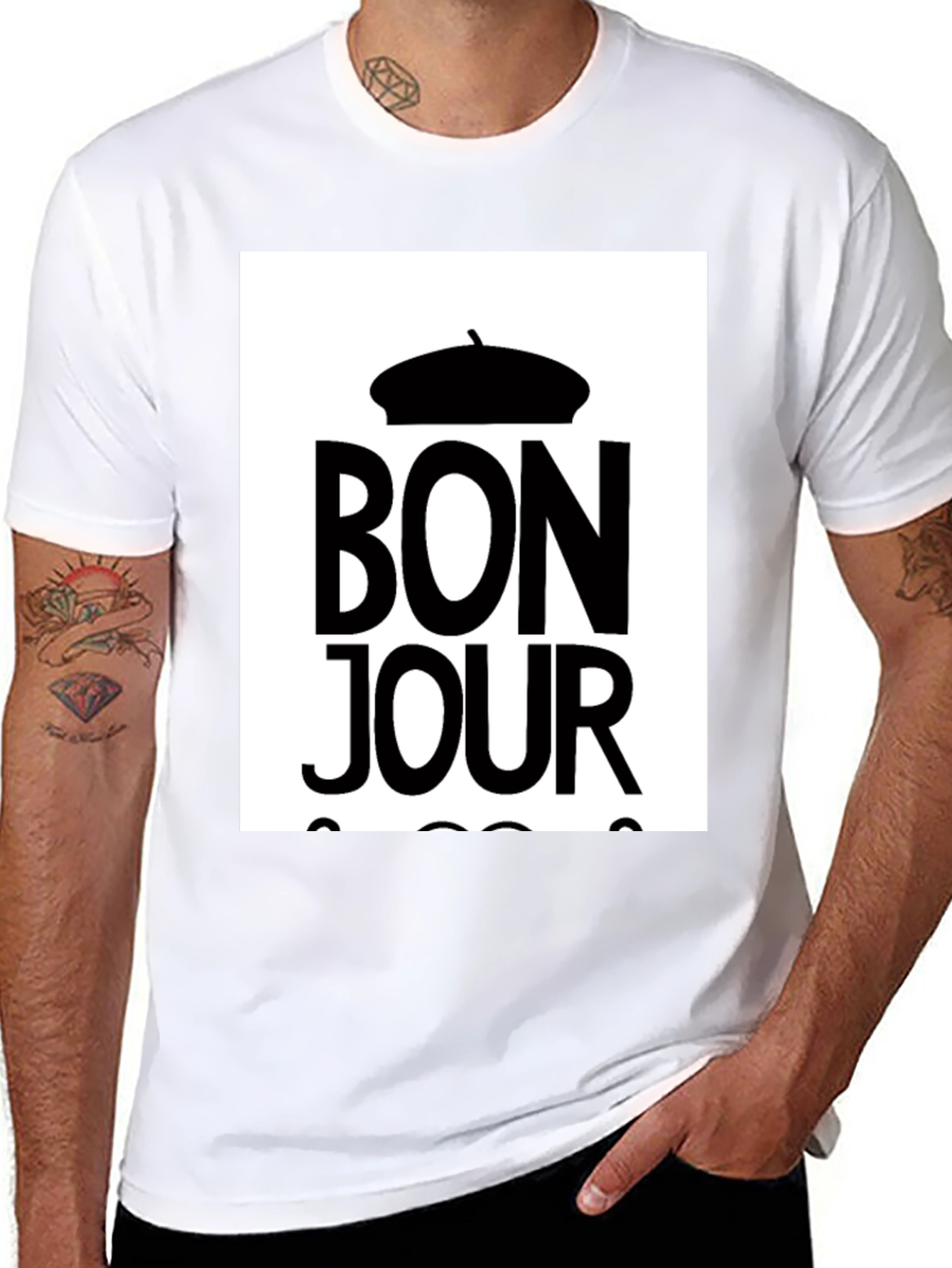 Bonjour T-Shirt - French Style Tee