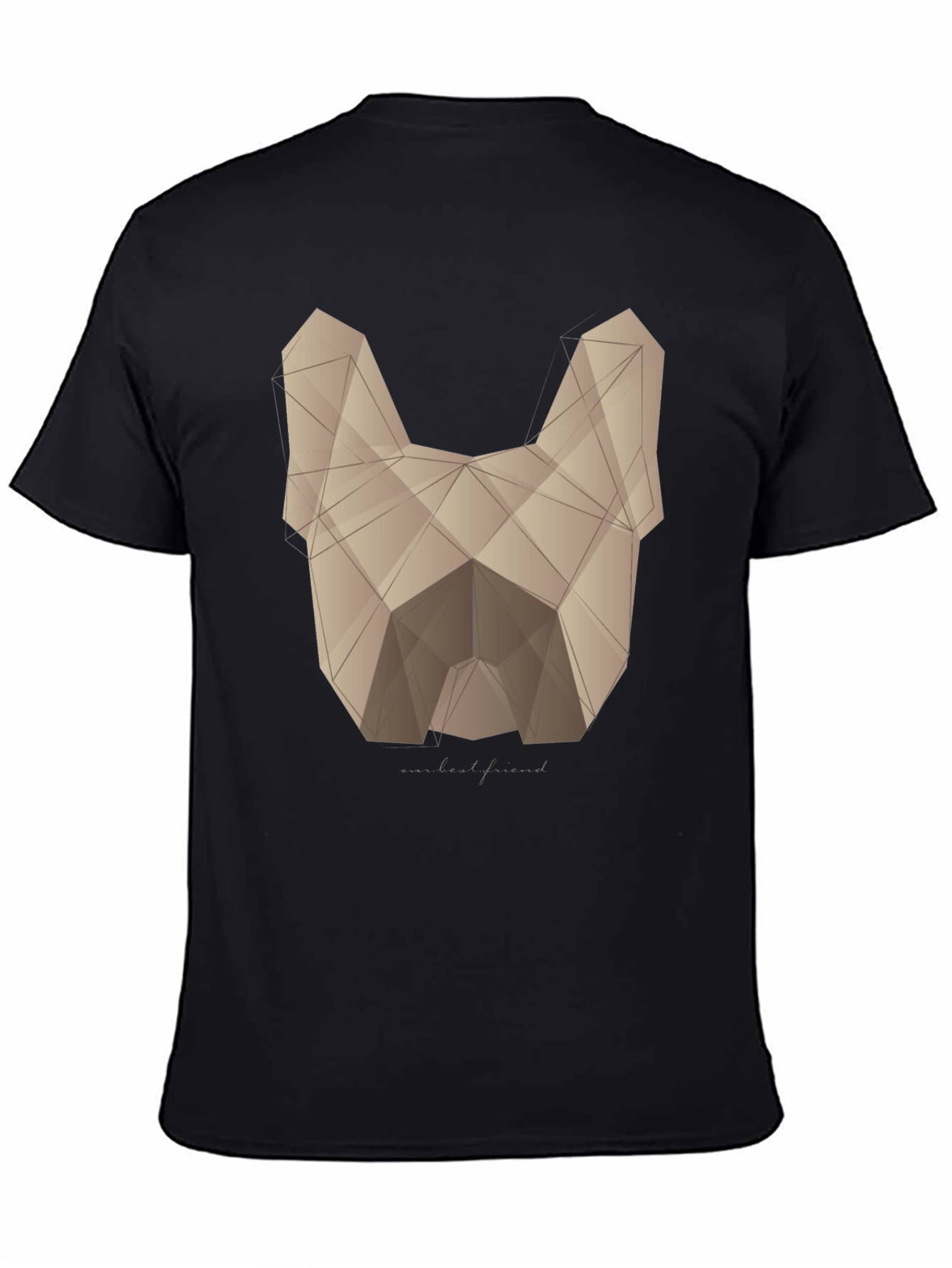 Geometric Dog Graphic T-Shirt - Modern Canine Art