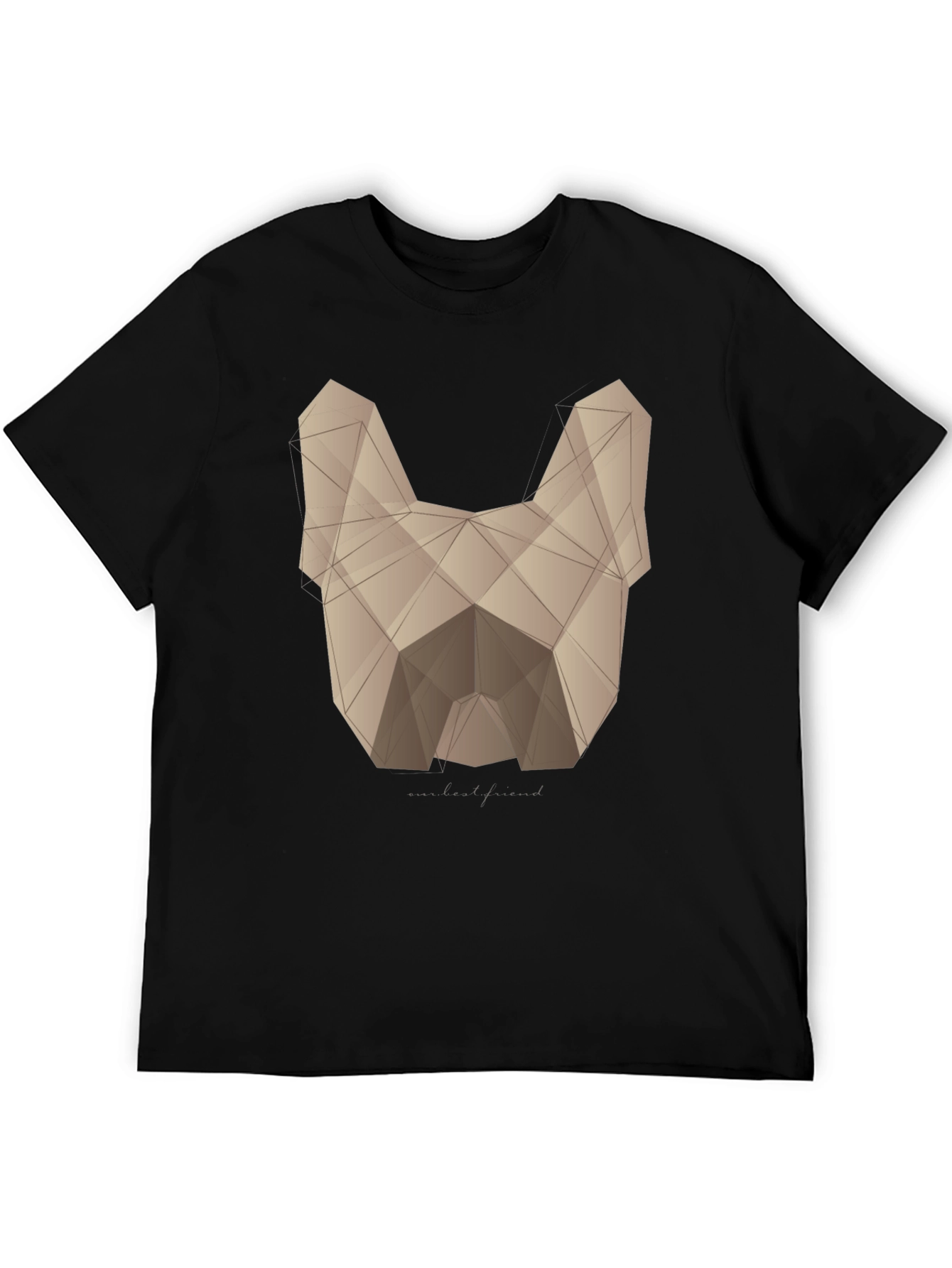 Geometric Dog Graphic T-Shirt - Modern Canine Art