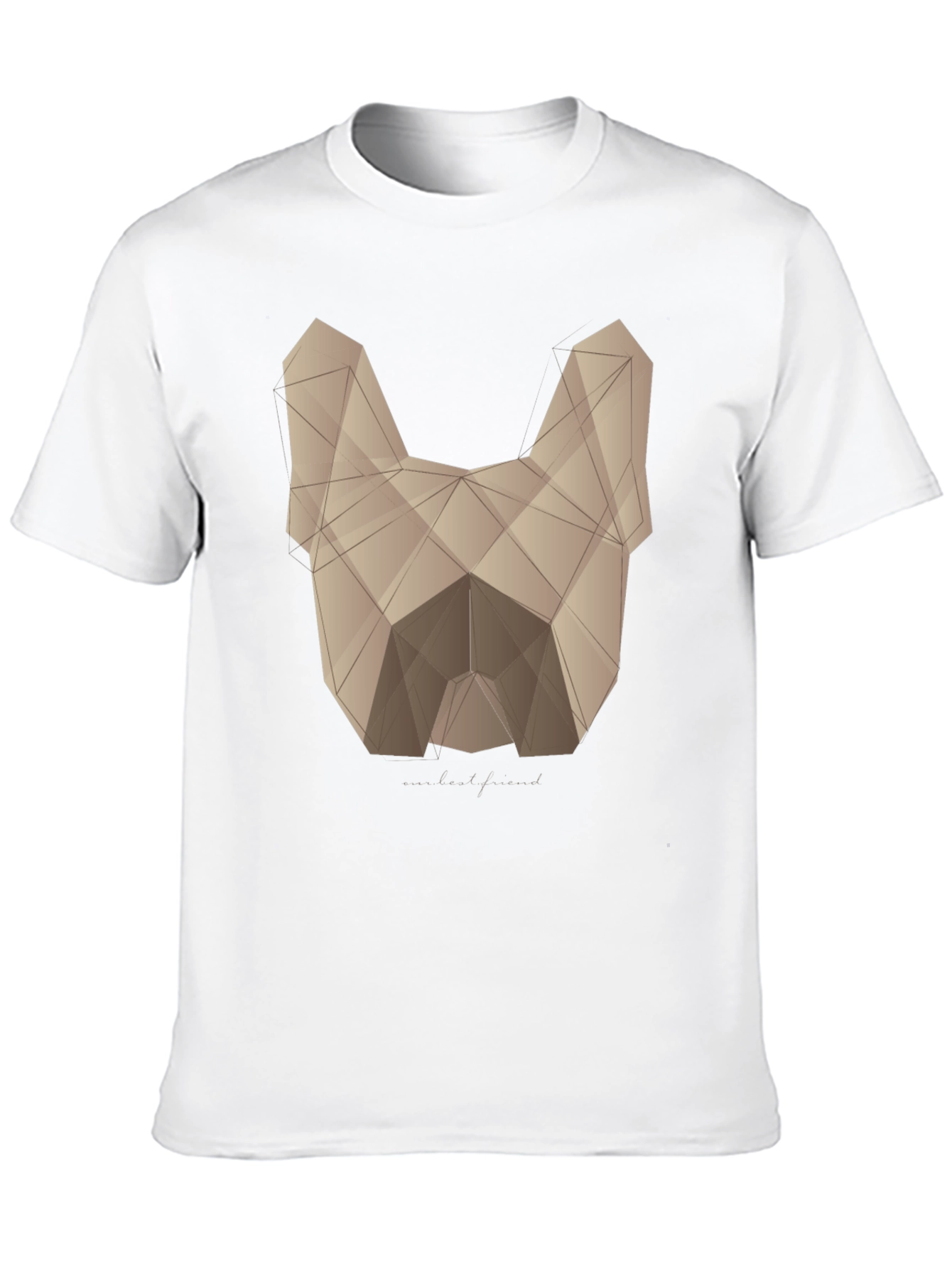 Geometric Dog Graphic T-Shirt - Modern Canine Art