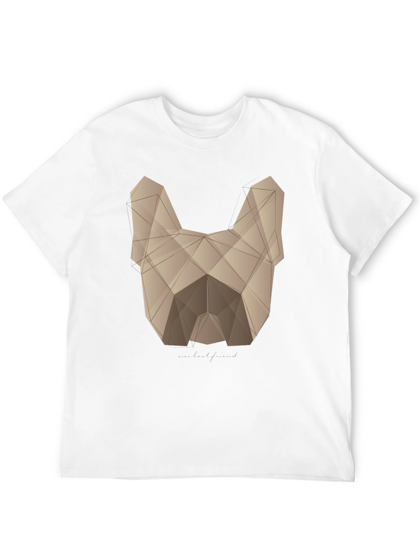 Geometric Dog Graphic T-Shirt - Modern Canine Art