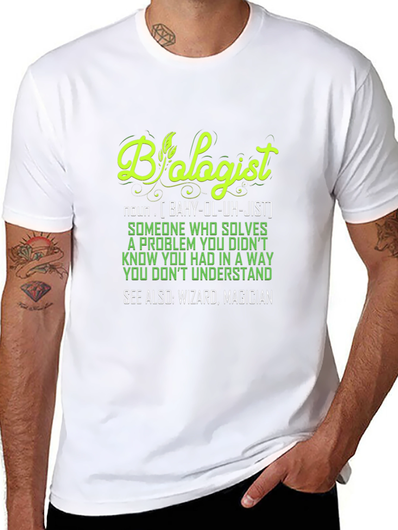 Biologist Definition T-Shirt - Funny Science Tee