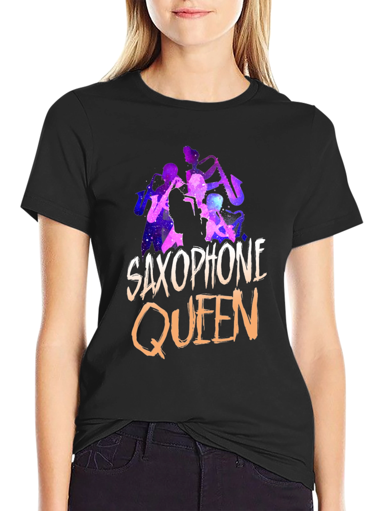 Saxophone Queen Graphic Tee