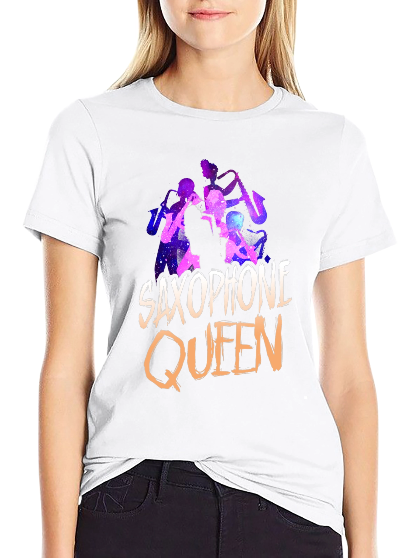 Saxophone Queen Graphic Tee