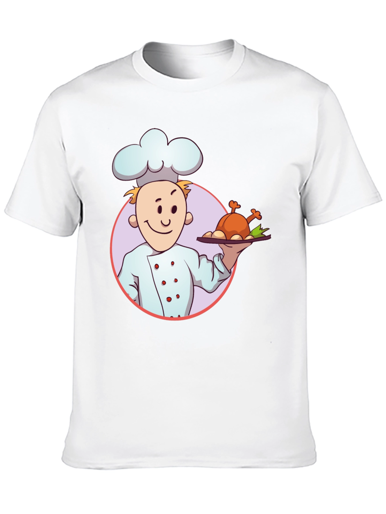 Chef Cartoon Graphic T-Shirt