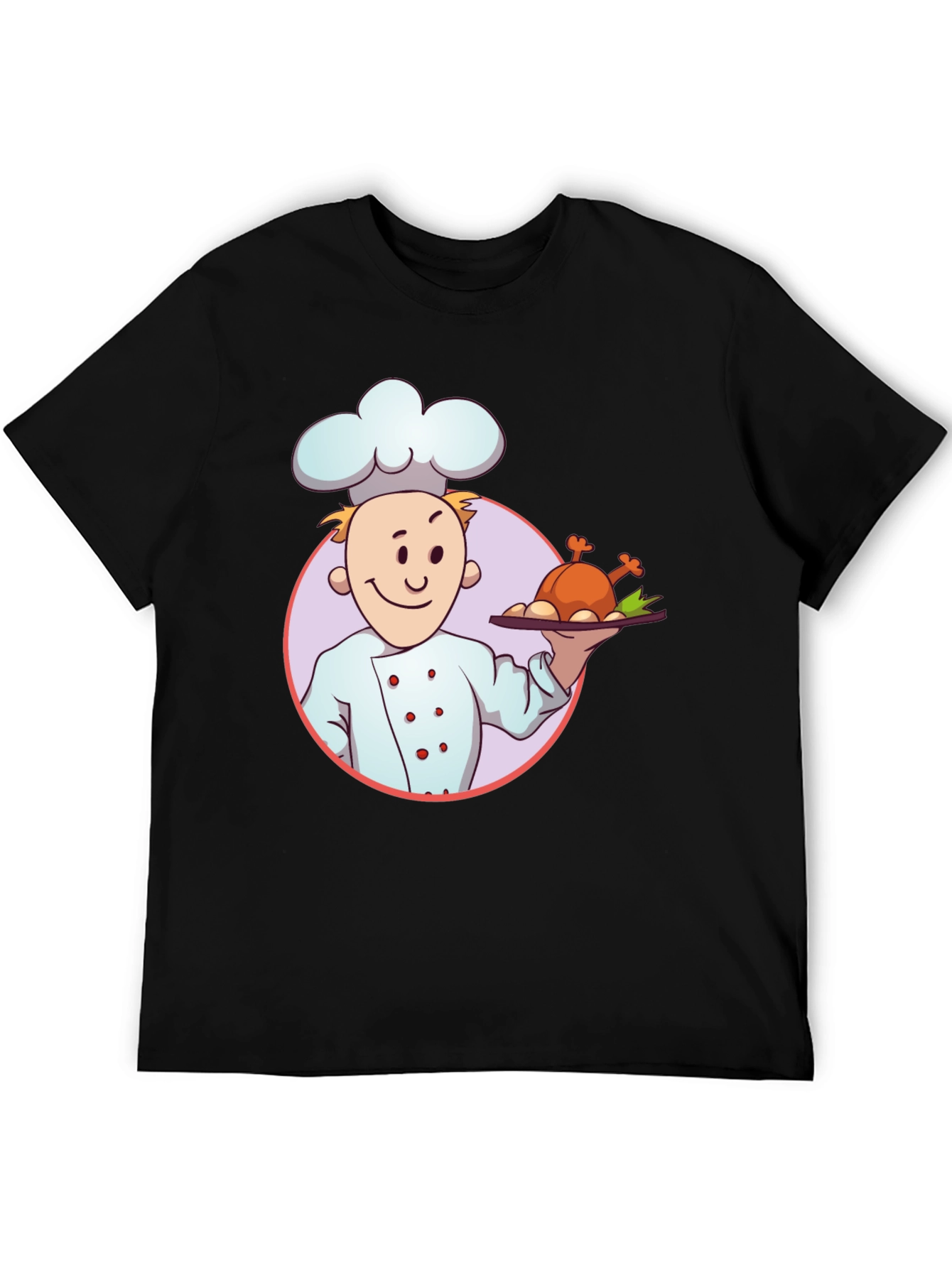 Chef Cartoon Graphic T-Shirt