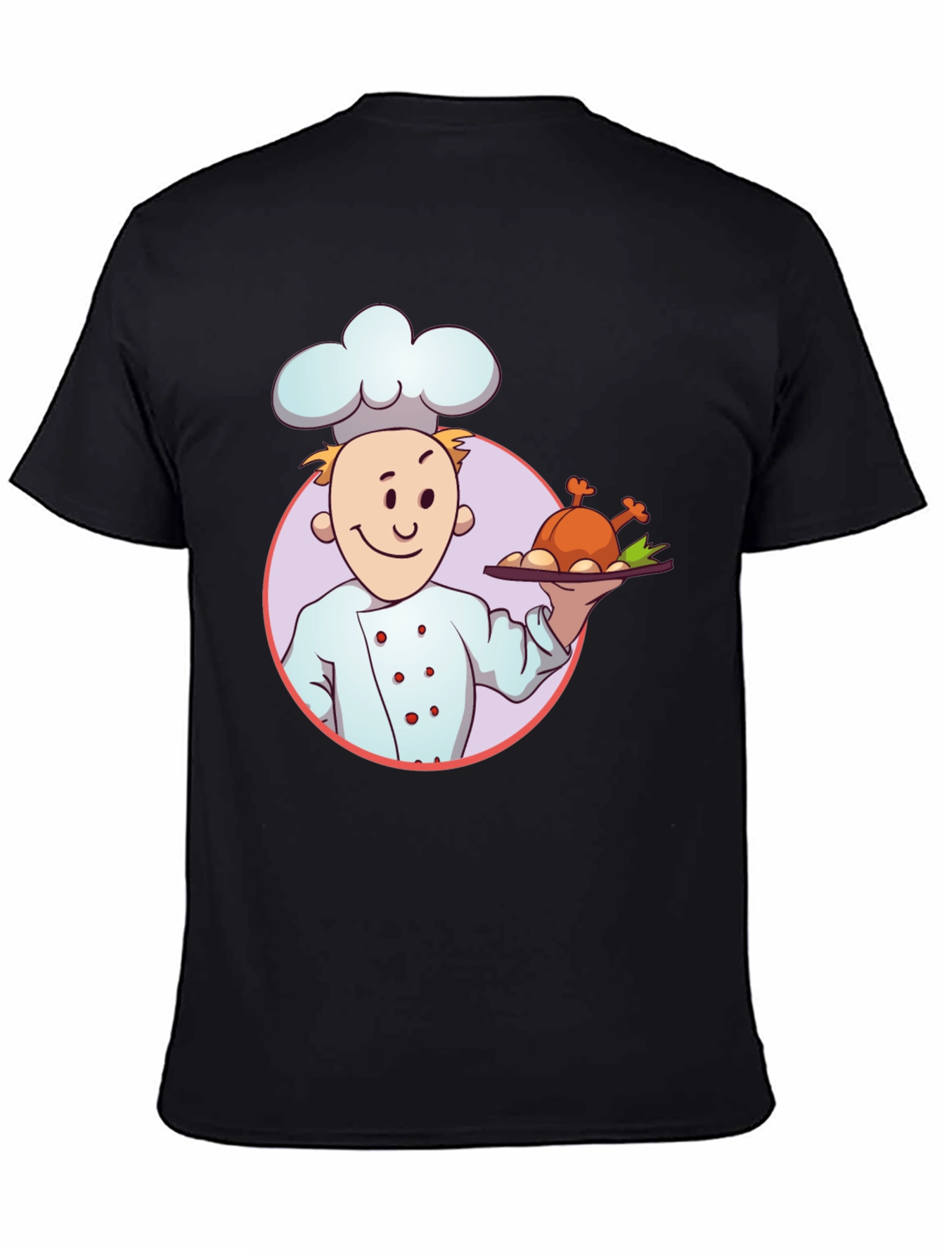 Chef Cartoon Graphic T-Shirt