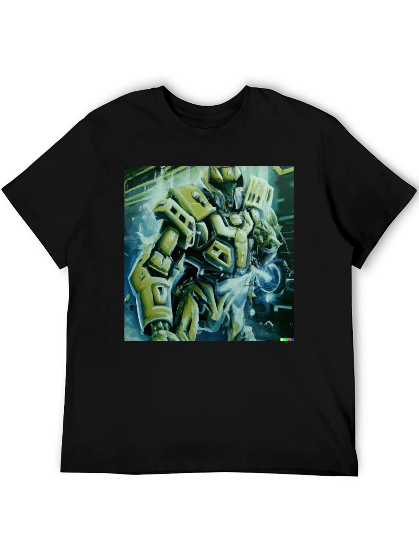 Sci-Fi Robot Graphic T-Shirt - Modern Streetwear Tee