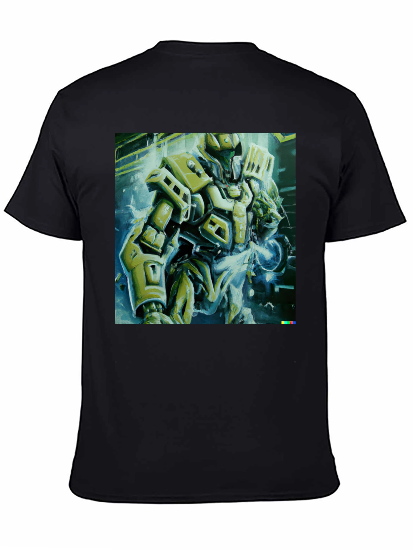Sci-Fi Robot Graphic T-Shirt - Modern Streetwear Tee