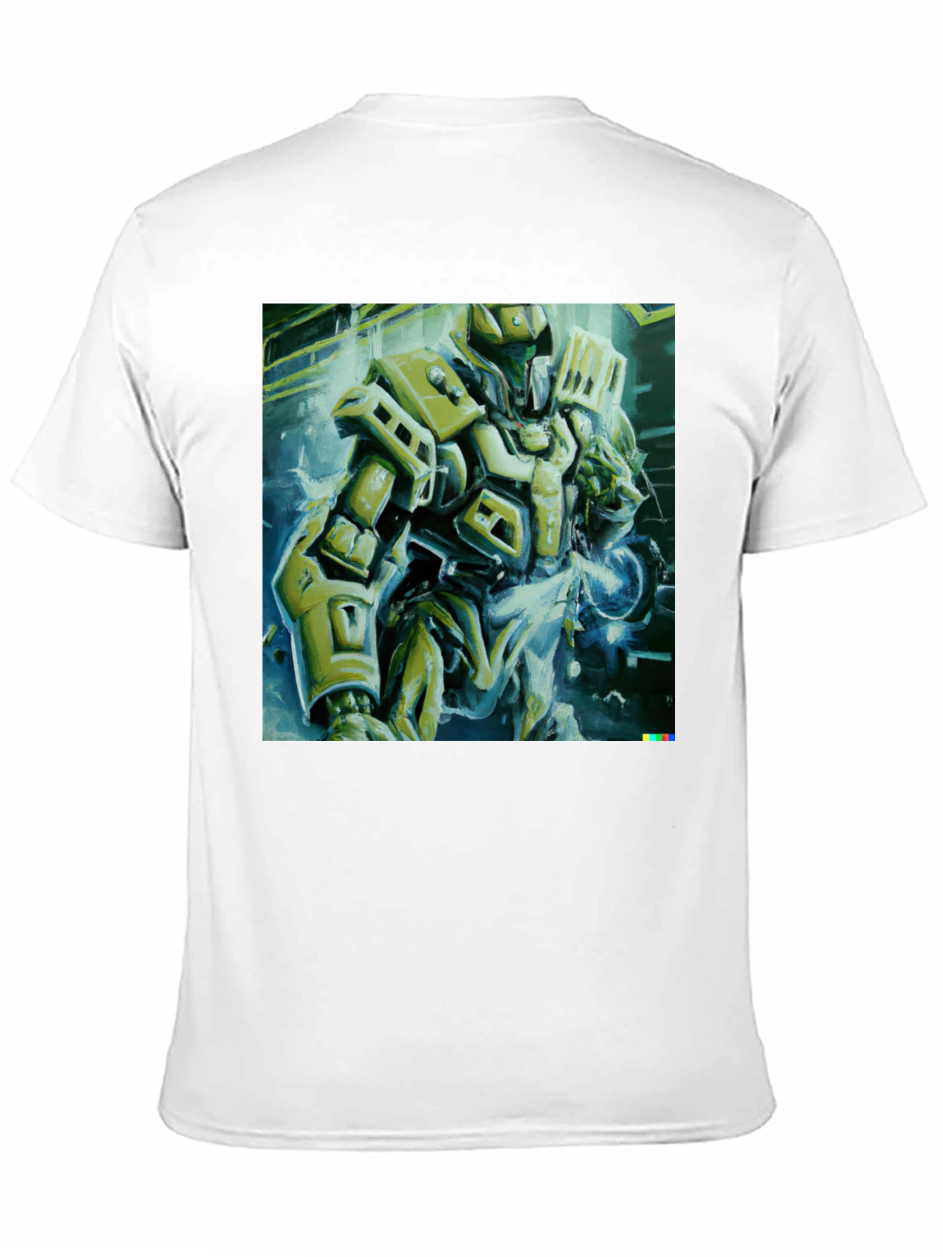 Sci-Fi Robot Graphic T-Shirt - Modern Streetwear Tee