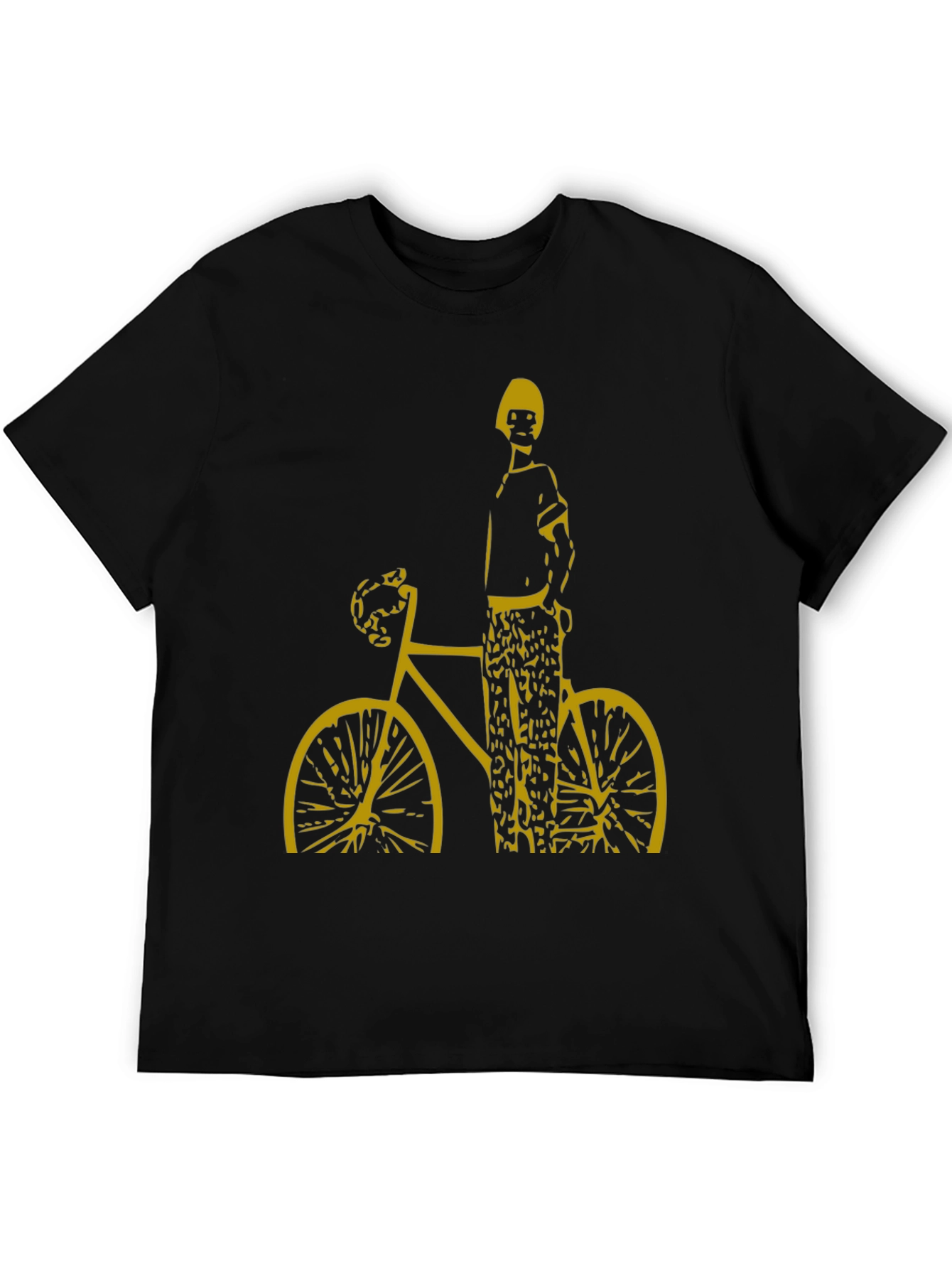 Cool Graphic Tee - Man on Bike