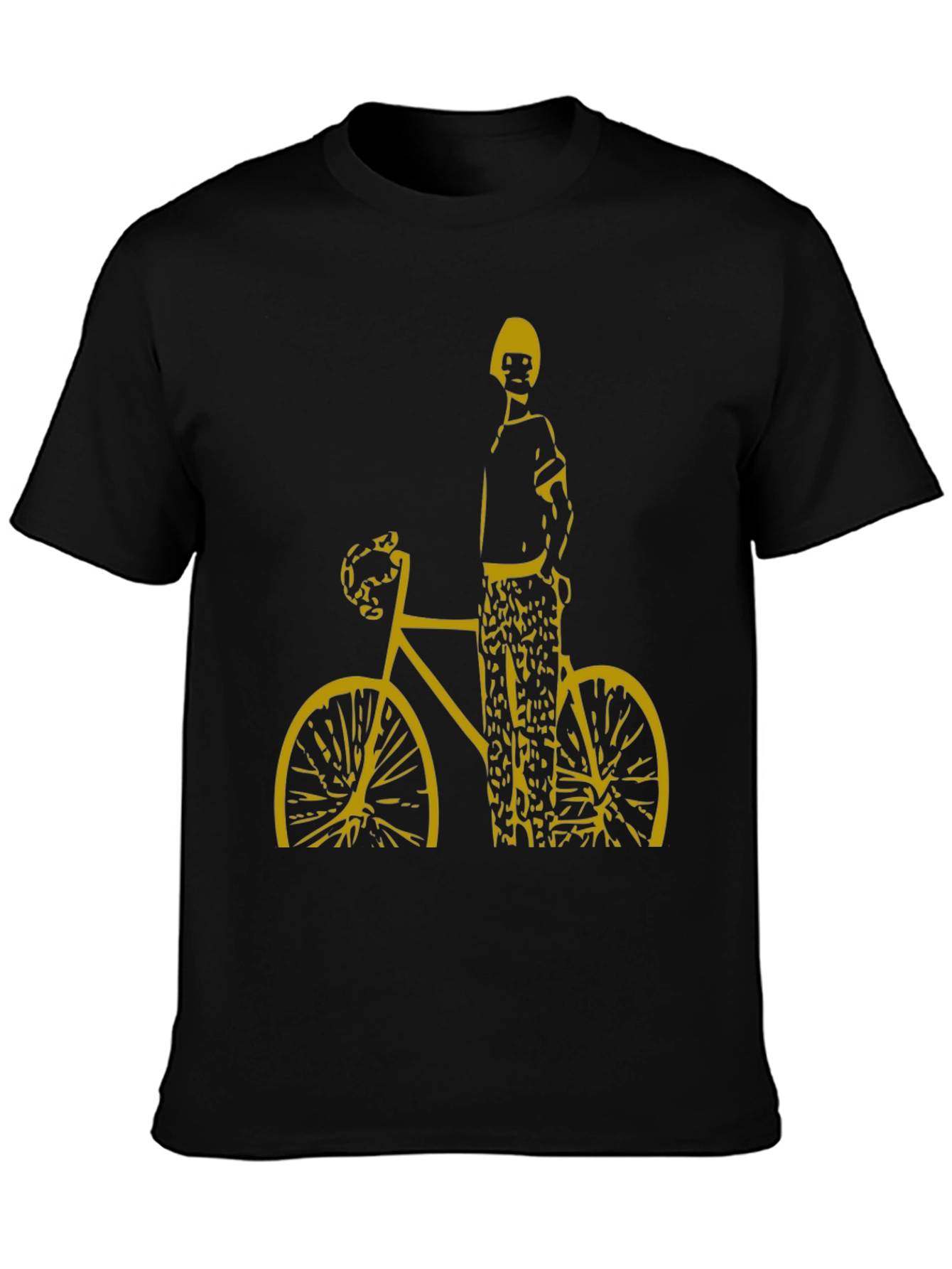 Cool Graphic Tee - Man on Bike